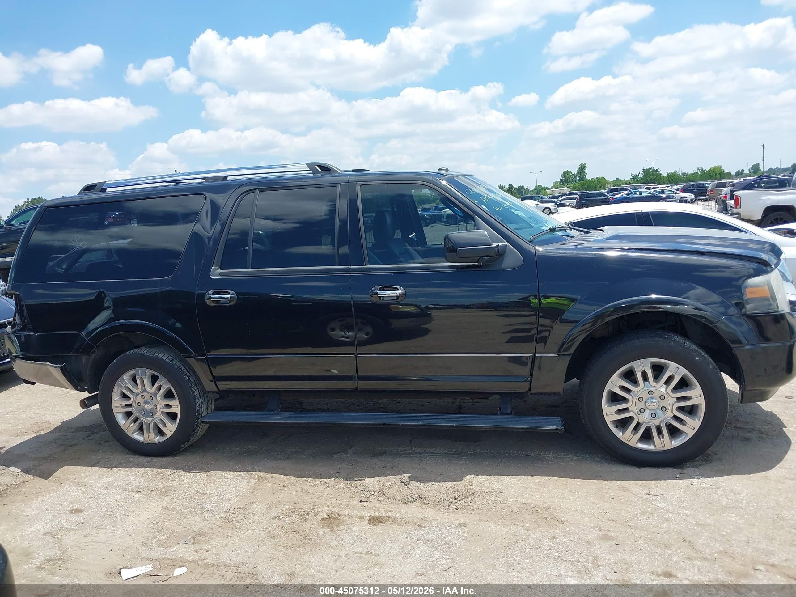 2012 Ford Expedition El Limited Black vin: 1FMJK1K53CEF14943