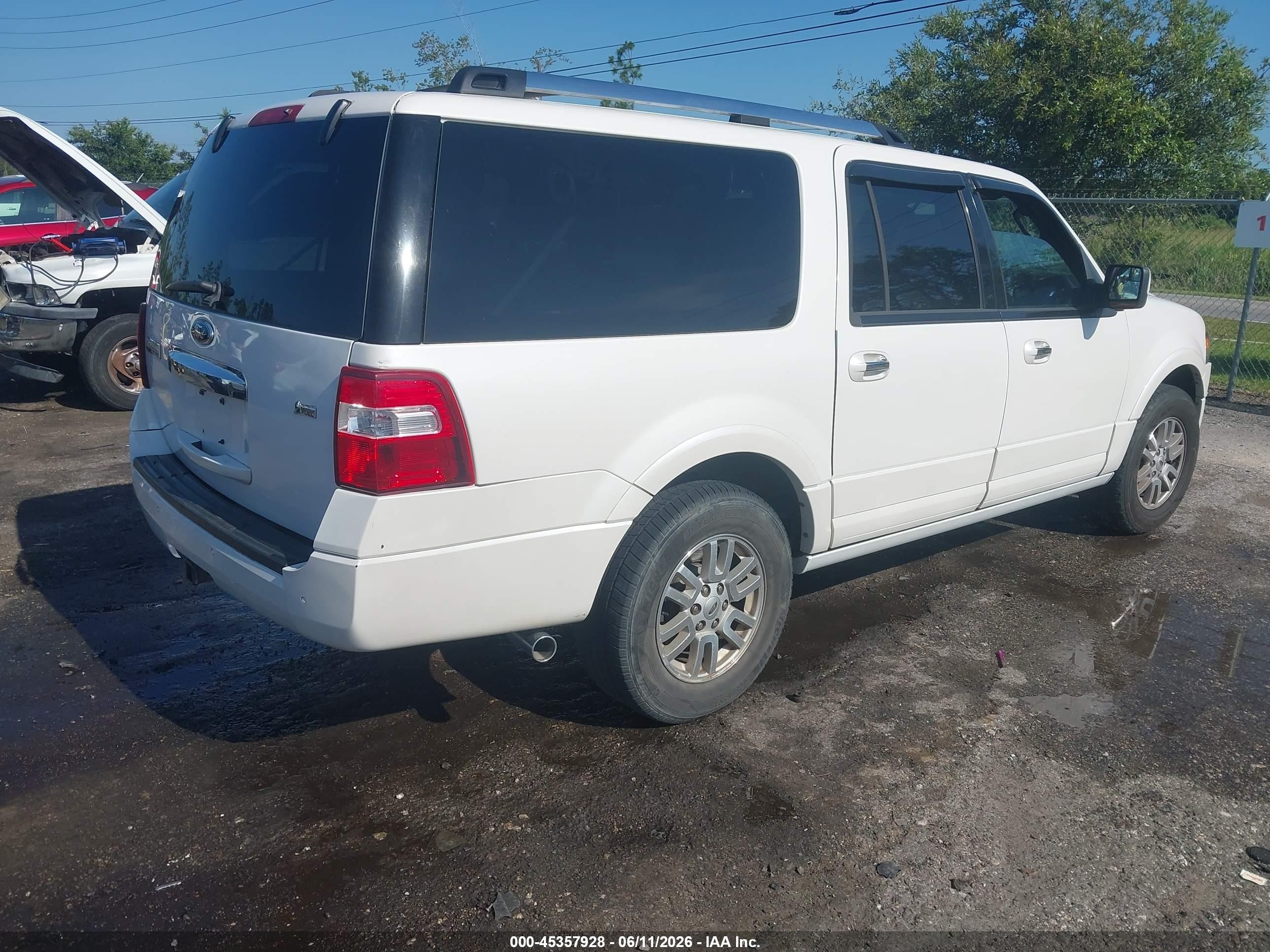 2012 Ford Expedition El Limited Cream vin: 1FMJK1K53CEF35632