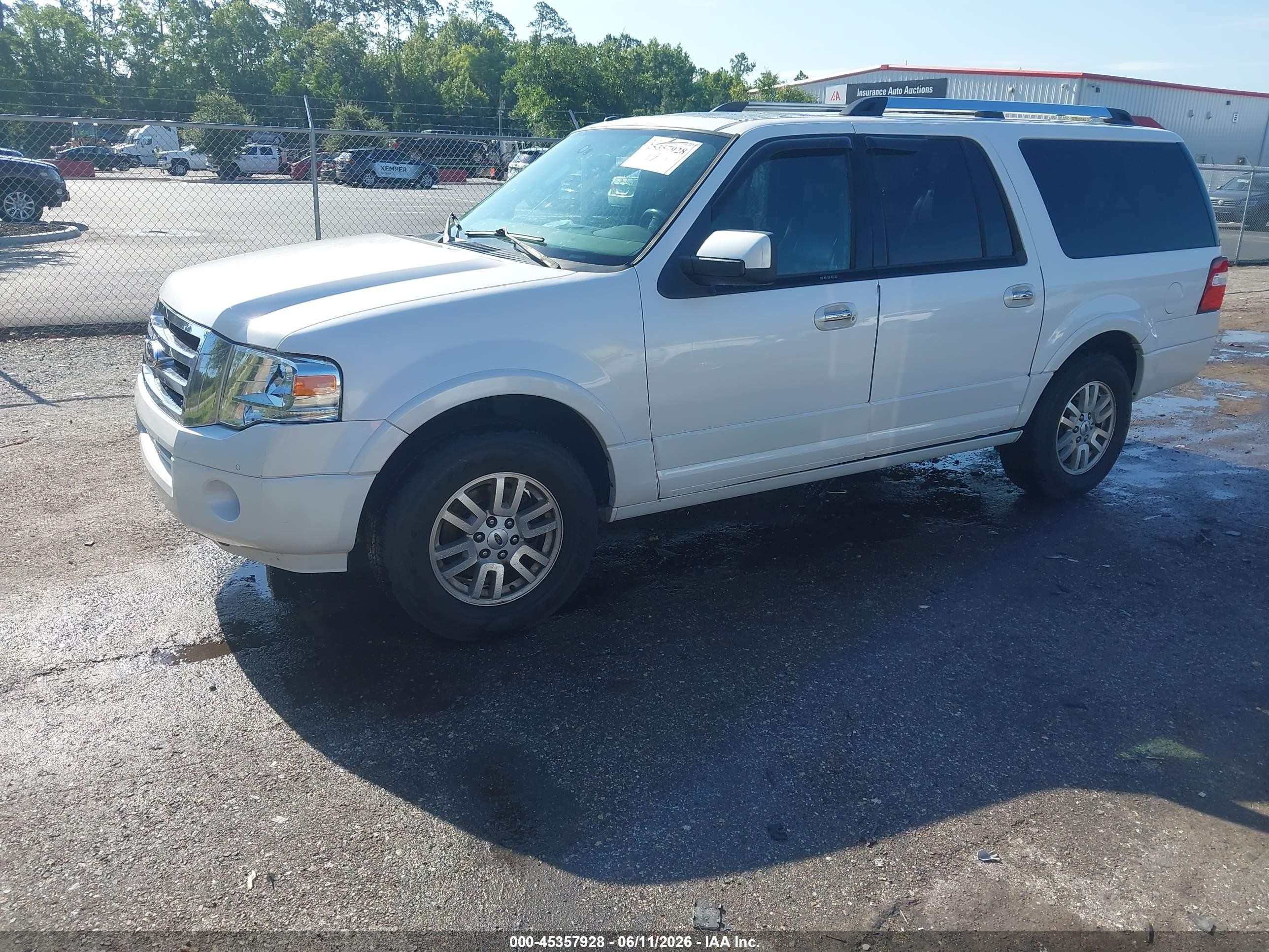 2012 Ford Expedition El Limited Cream vin: 1FMJK1K53CEF35632