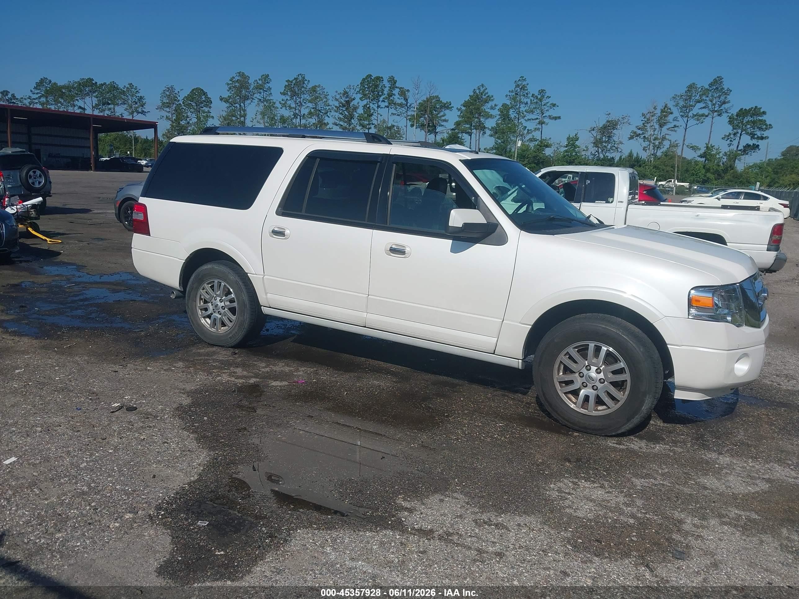 2012 Ford Expedition El Limited Cream vin: 1FMJK1K53CEF35632