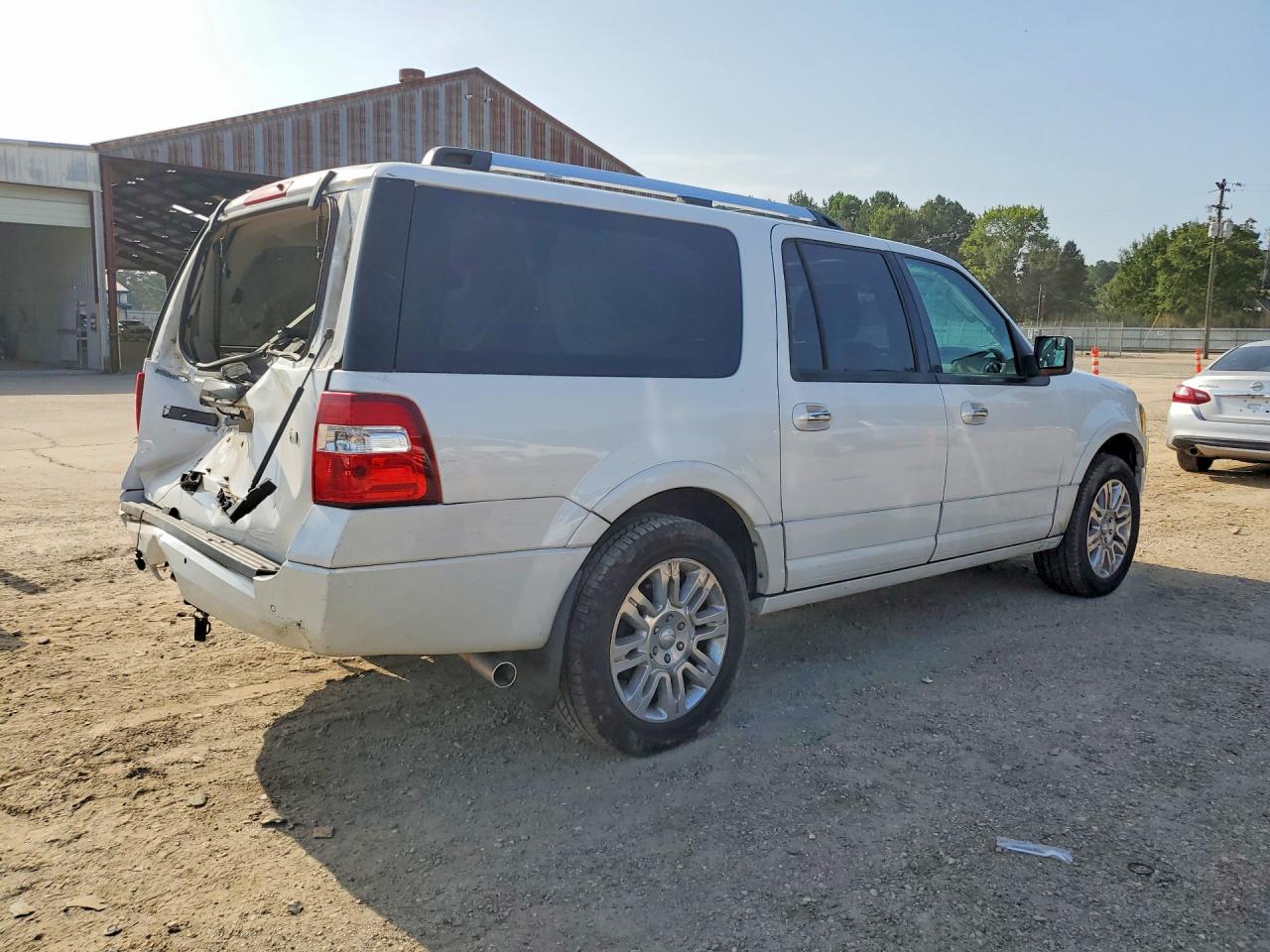 2012 Ford Expedition El Limited White vin: 1FMJK1K53CEF46548