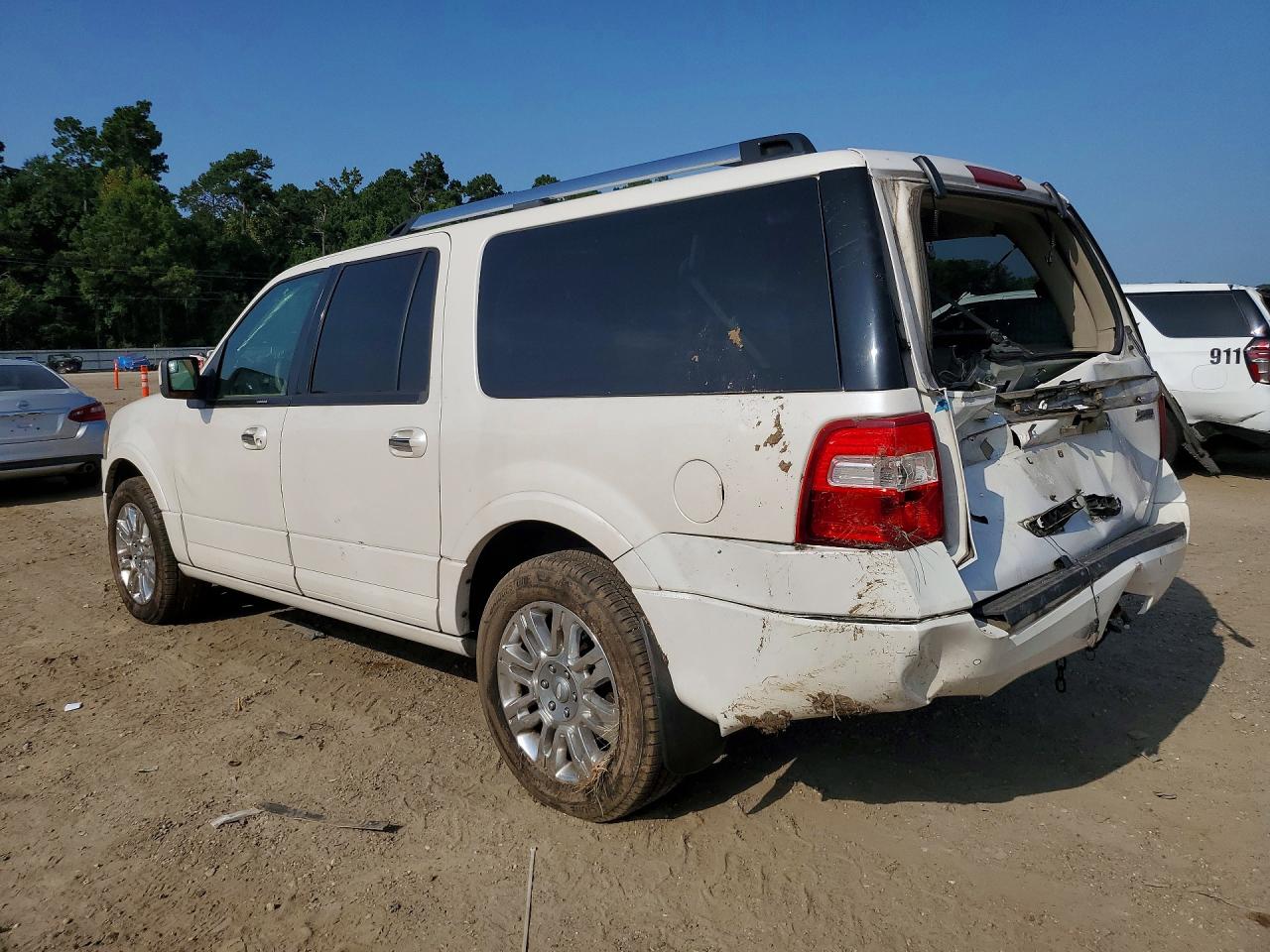 2012 Ford Expedition El Limited White vin: 1FMJK1K53CEF46548