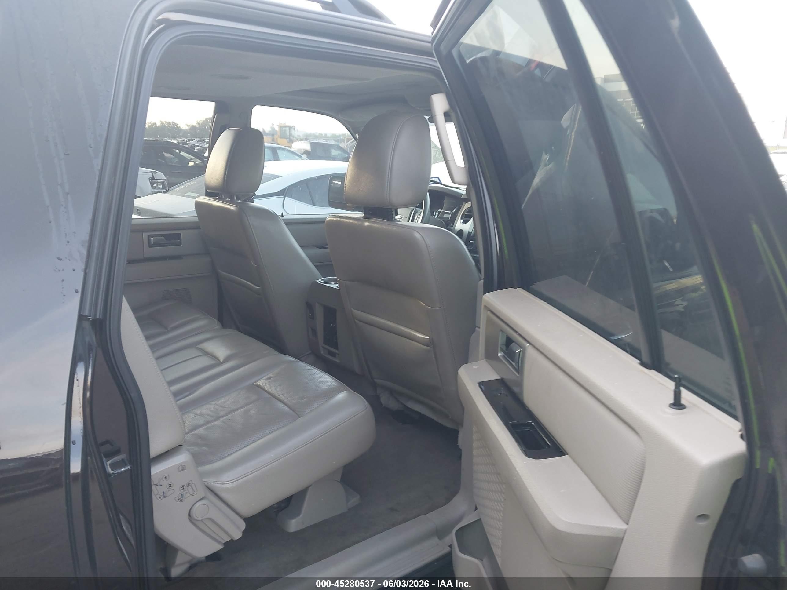 2013 Ford Expedition El Limited Black vin: 1FMJK1K53DEF23580