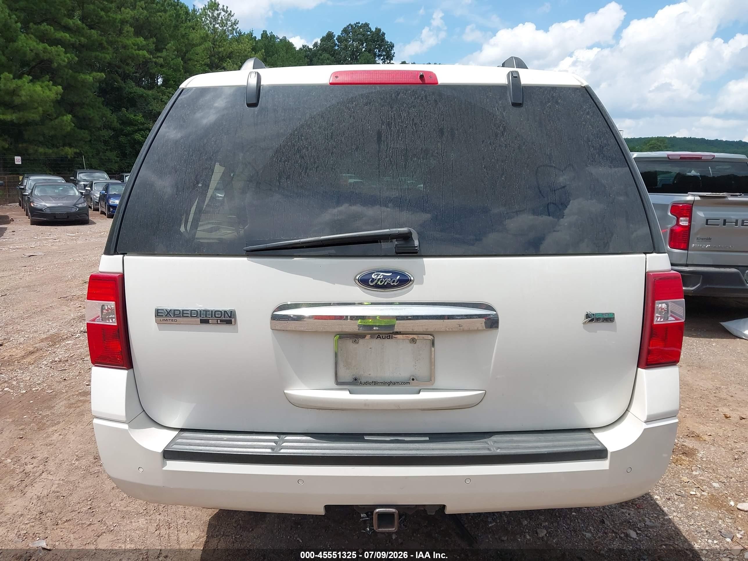 2014 Ford Expedition El Limited White vin: 1FMJK1K53EEF16050