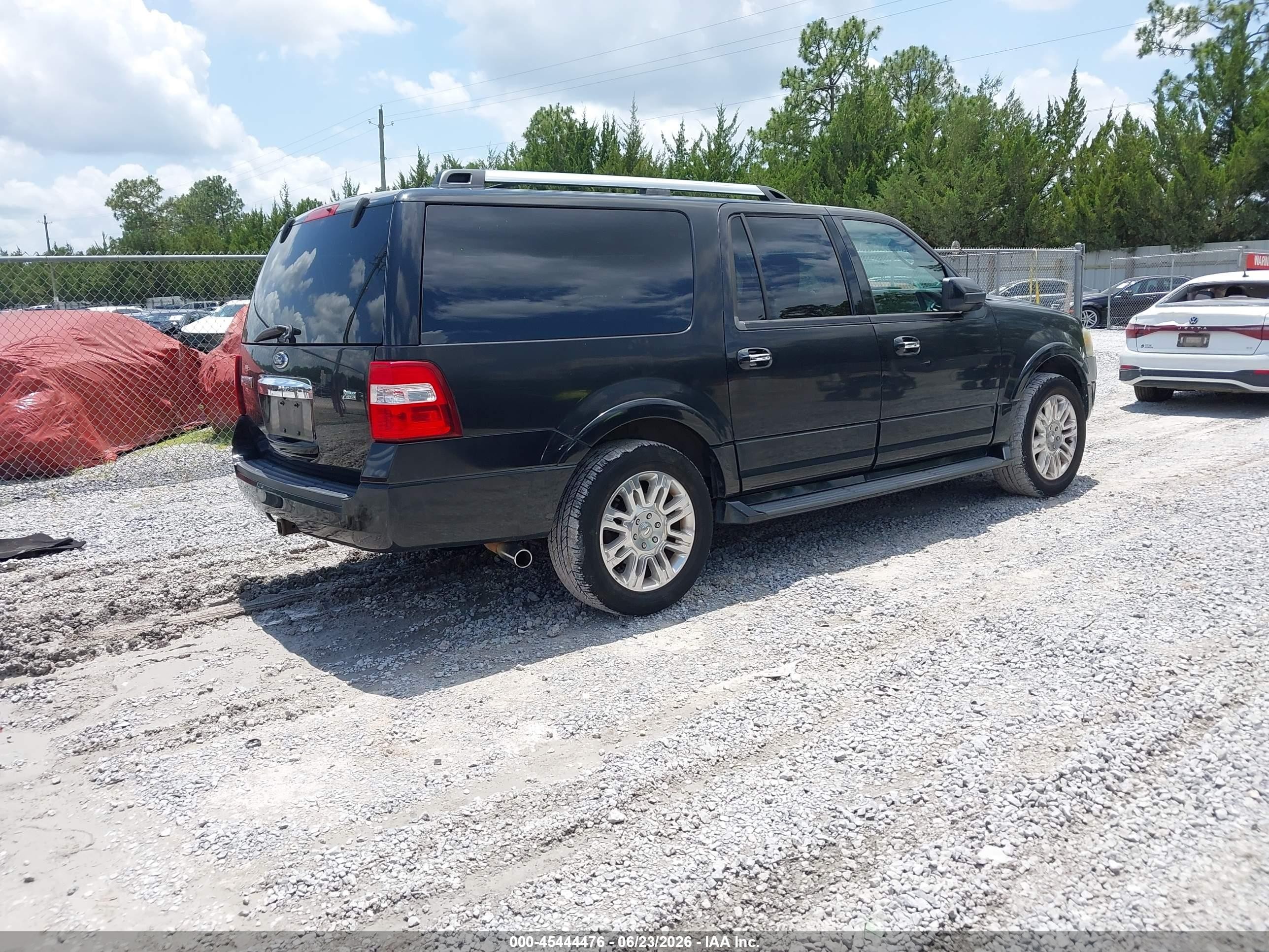 2011 Ford Expedition El Limited Black vin: 1FMJK1K54BEF02038