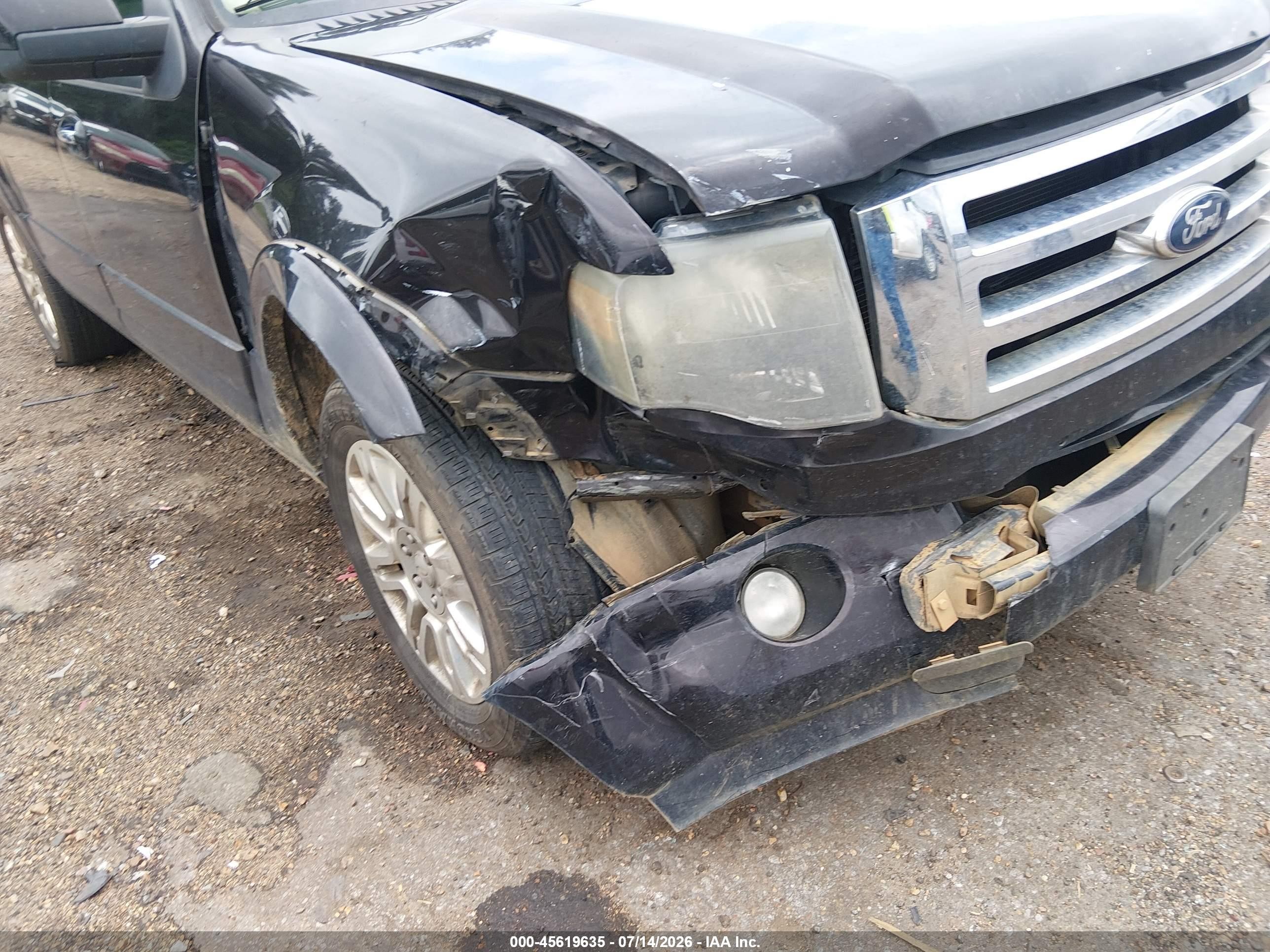 2013 Ford Expedition El Limited Черный vin: 1FMJK1K54DEF21434