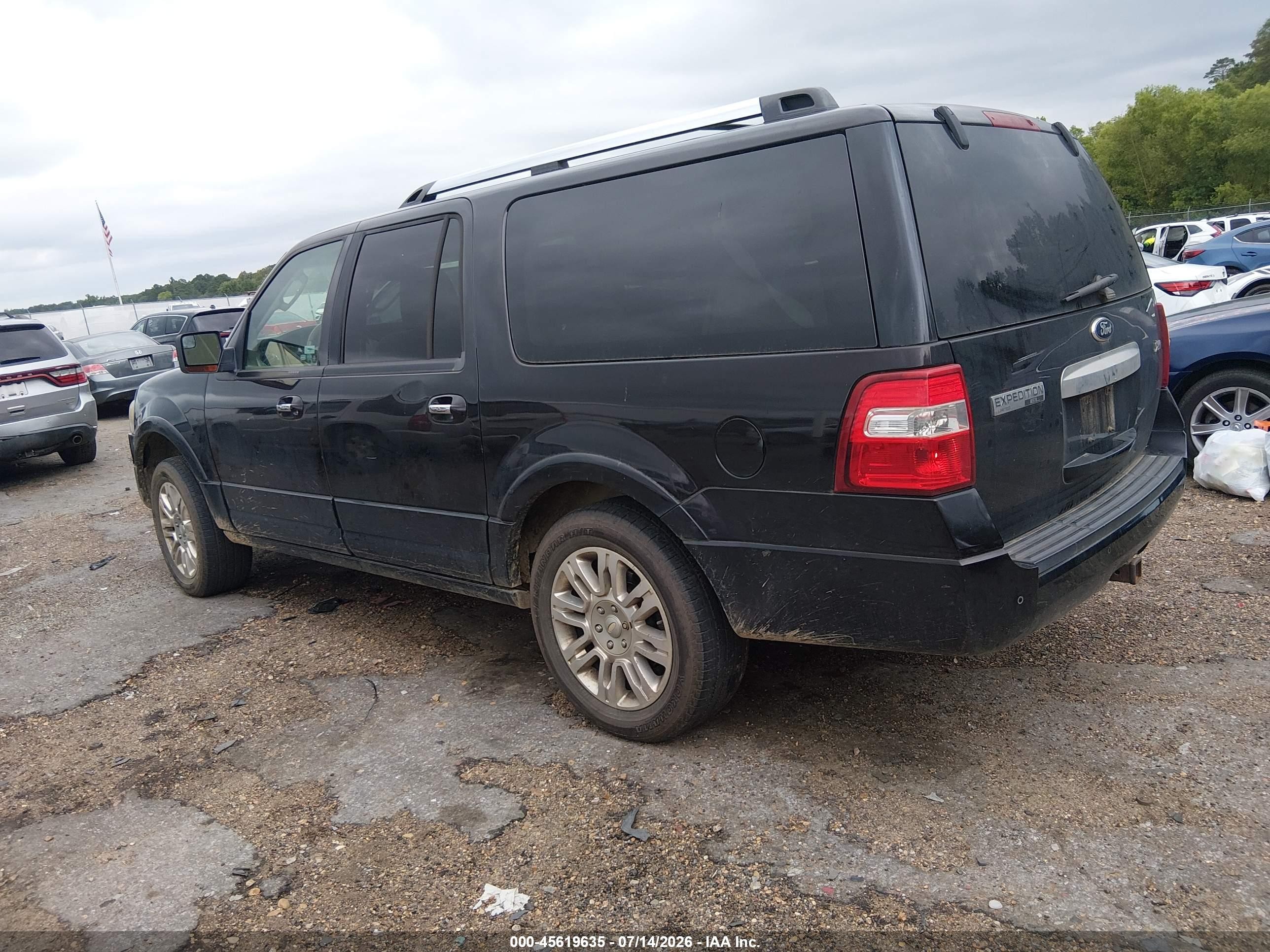 2013 Ford Expedition El Limited Черный vin: 1FMJK1K54DEF21434