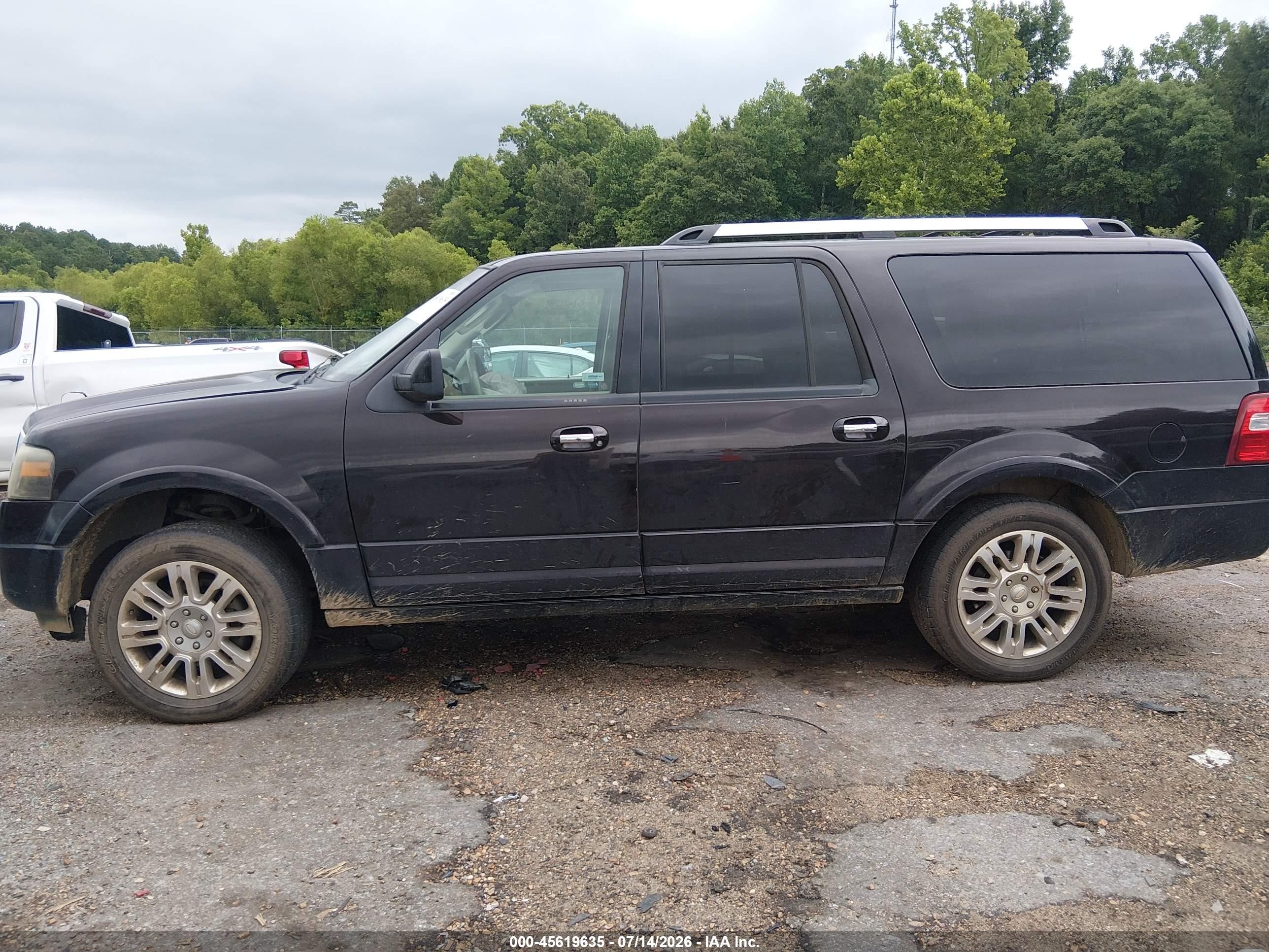 2013 Ford Expedition El Limited Черный vin: 1FMJK1K54DEF21434
