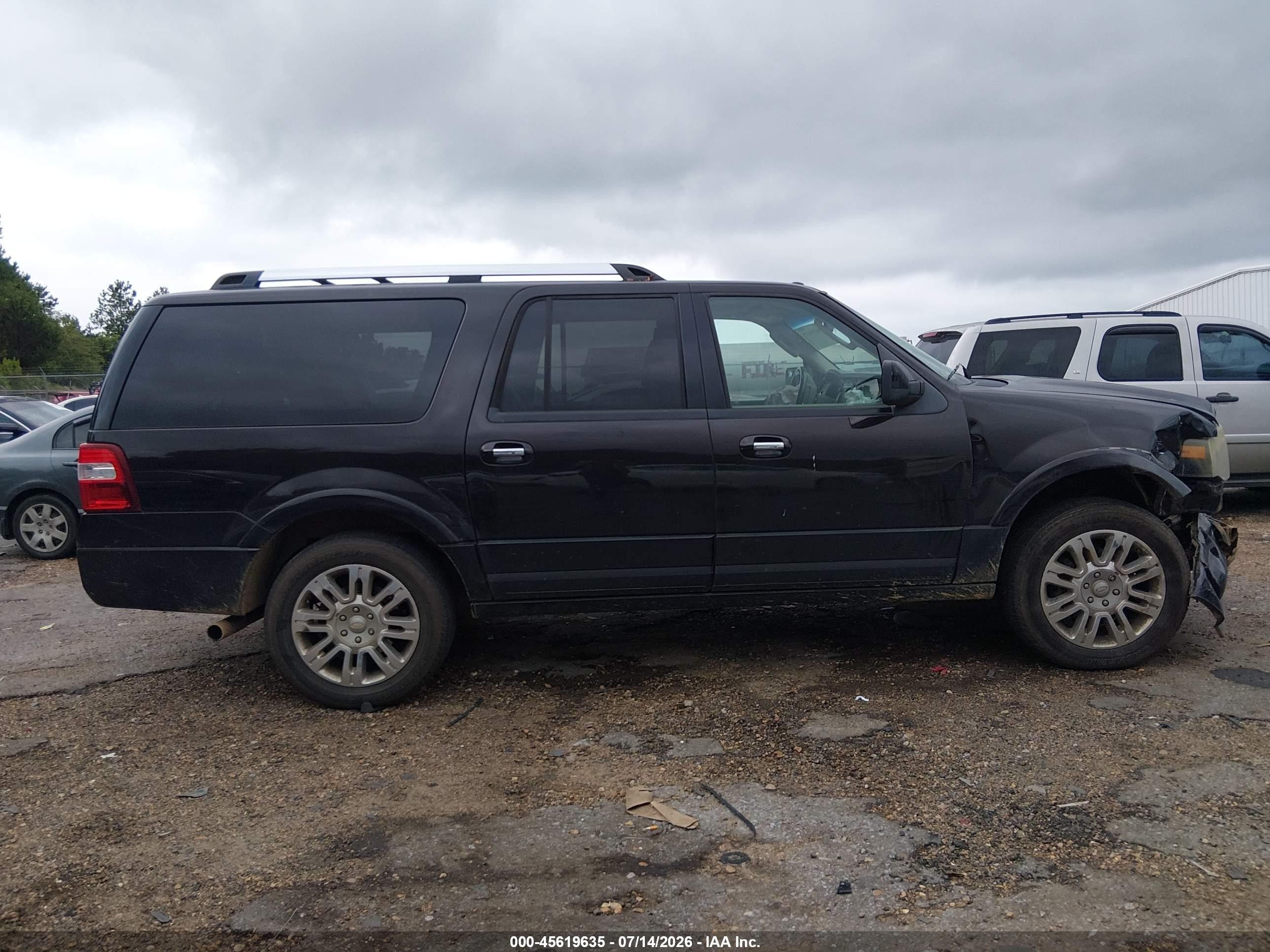 2013 Ford Expedition El Limited Черный vin: 1FMJK1K54DEF21434