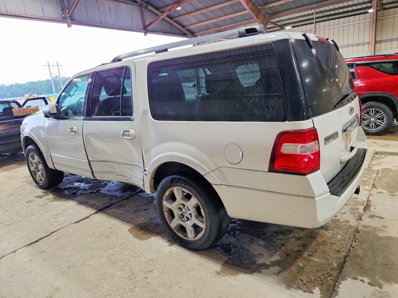 2013 Ford Expedition El Limited White vin: 1FMJK1K54DEF23149