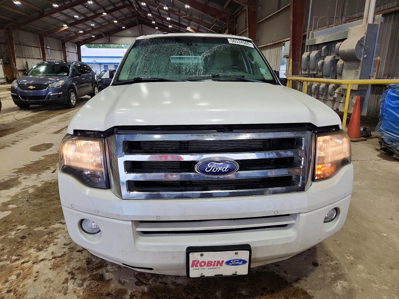 2013 Ford Expedition El Limited White vin: 1FMJK1K54DEF23149