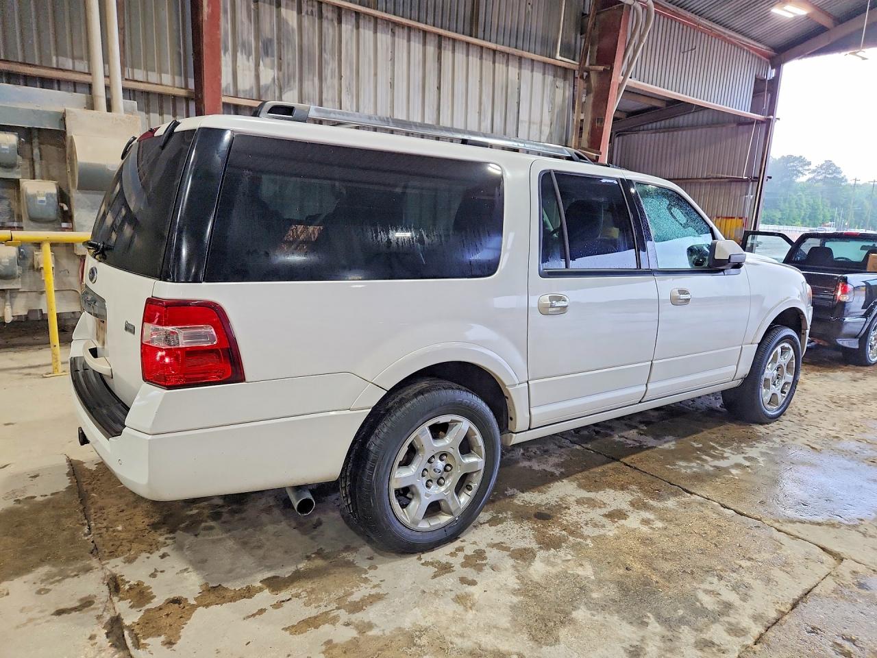 2013 Ford Expedition El Limited White vin: 1FMJK1K54DEF23149