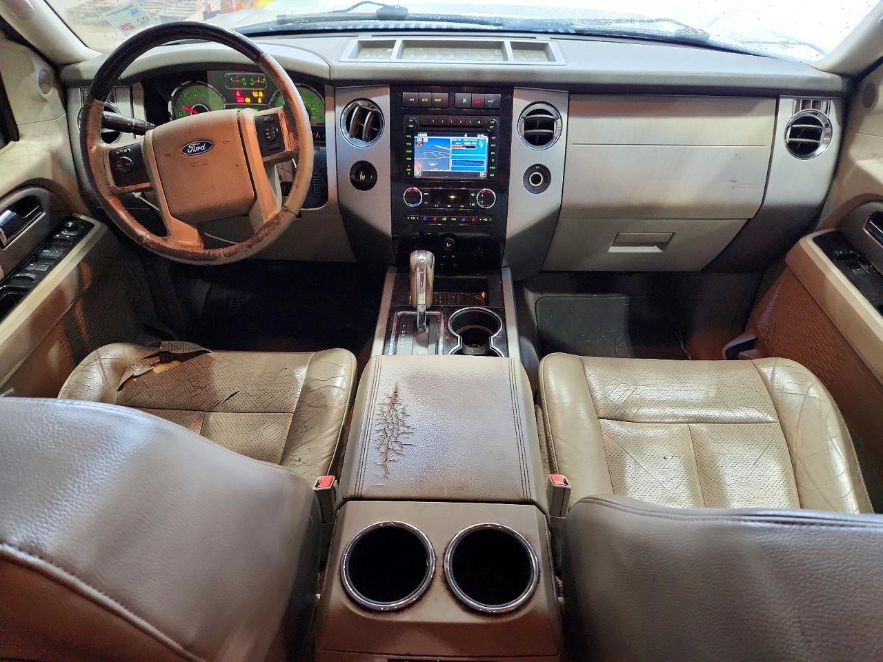 2013 Ford Expedition El Limited White vin: 1FMJK1K54DEF23149