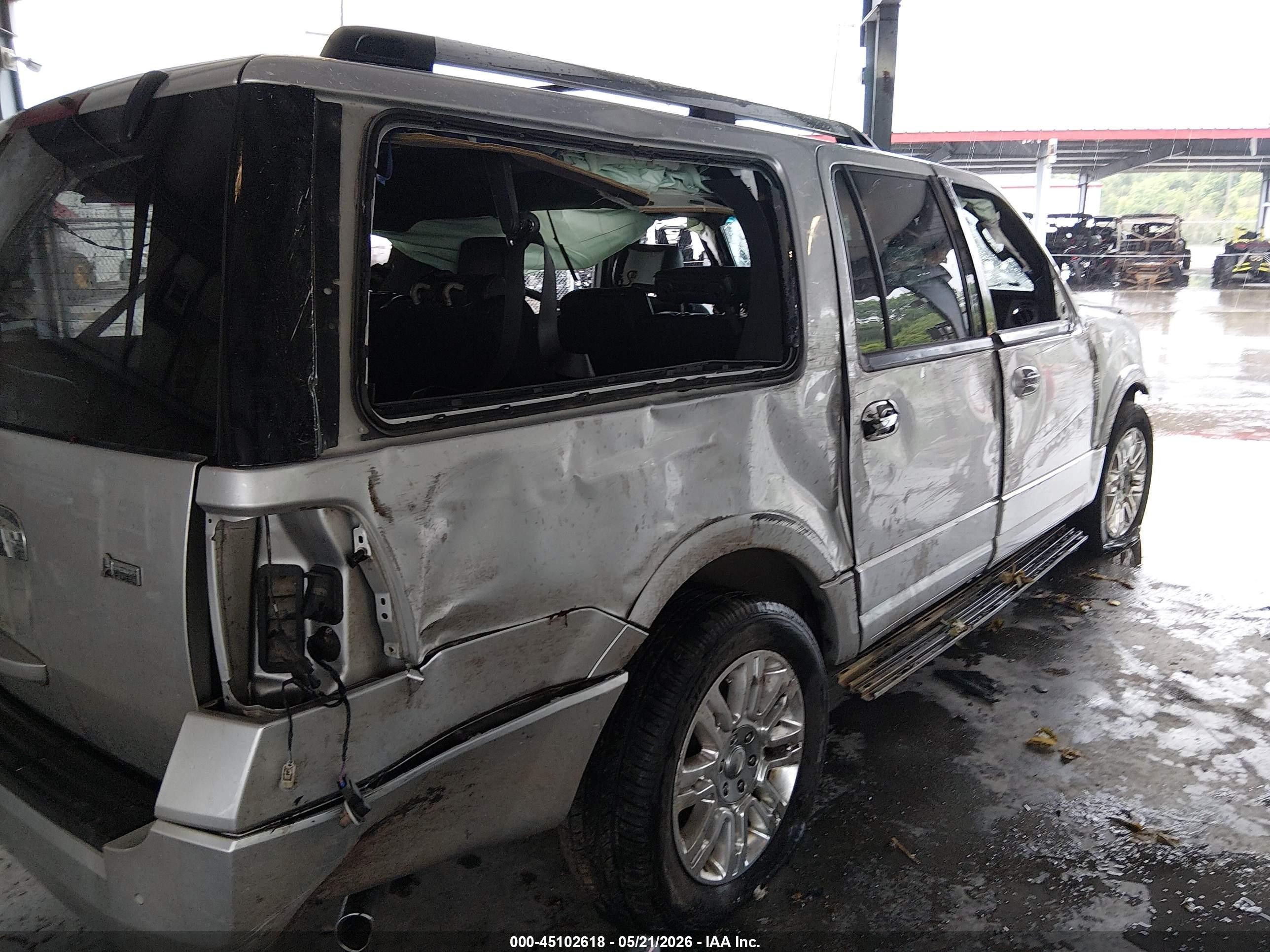 2011 Ford Expedition El Limited Silver vin: 1FMJK1K55BEF18670