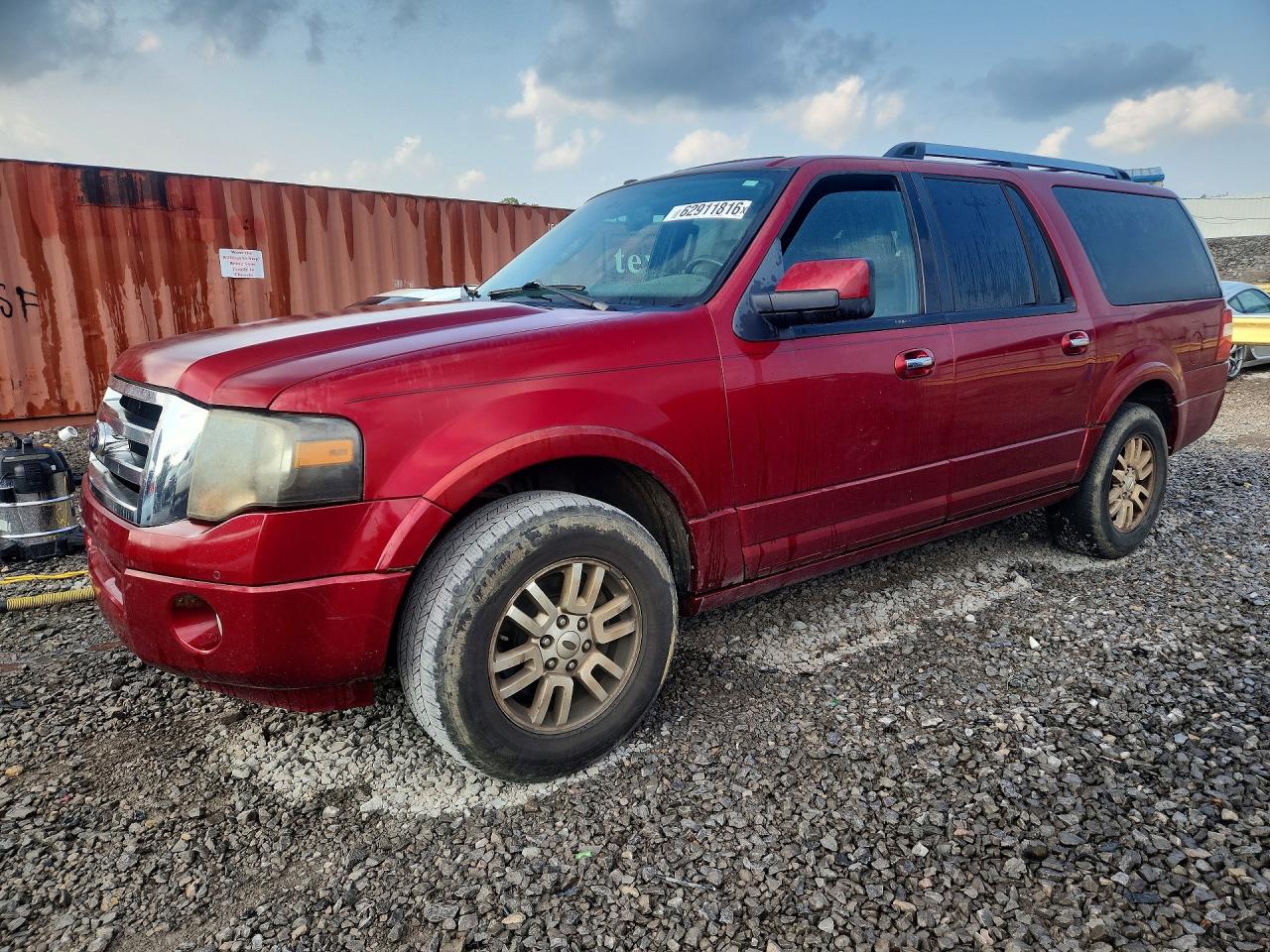 2013 Ford Expedition El Limited Burgundy vin: 1FMJK1K56DEF63121
