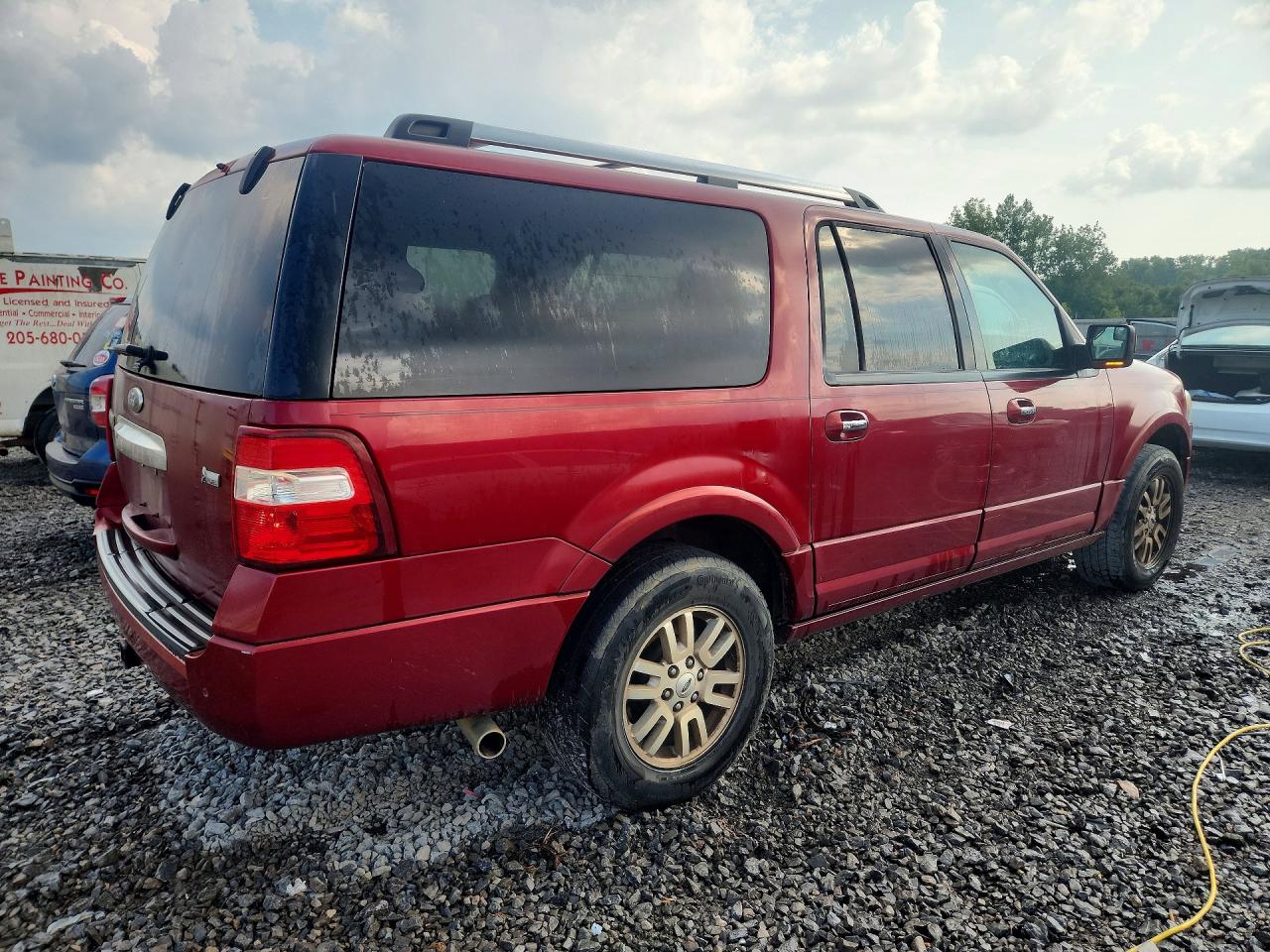 2013 Ford Expedition El Limited Burgundy vin: 1FMJK1K56DEF63121