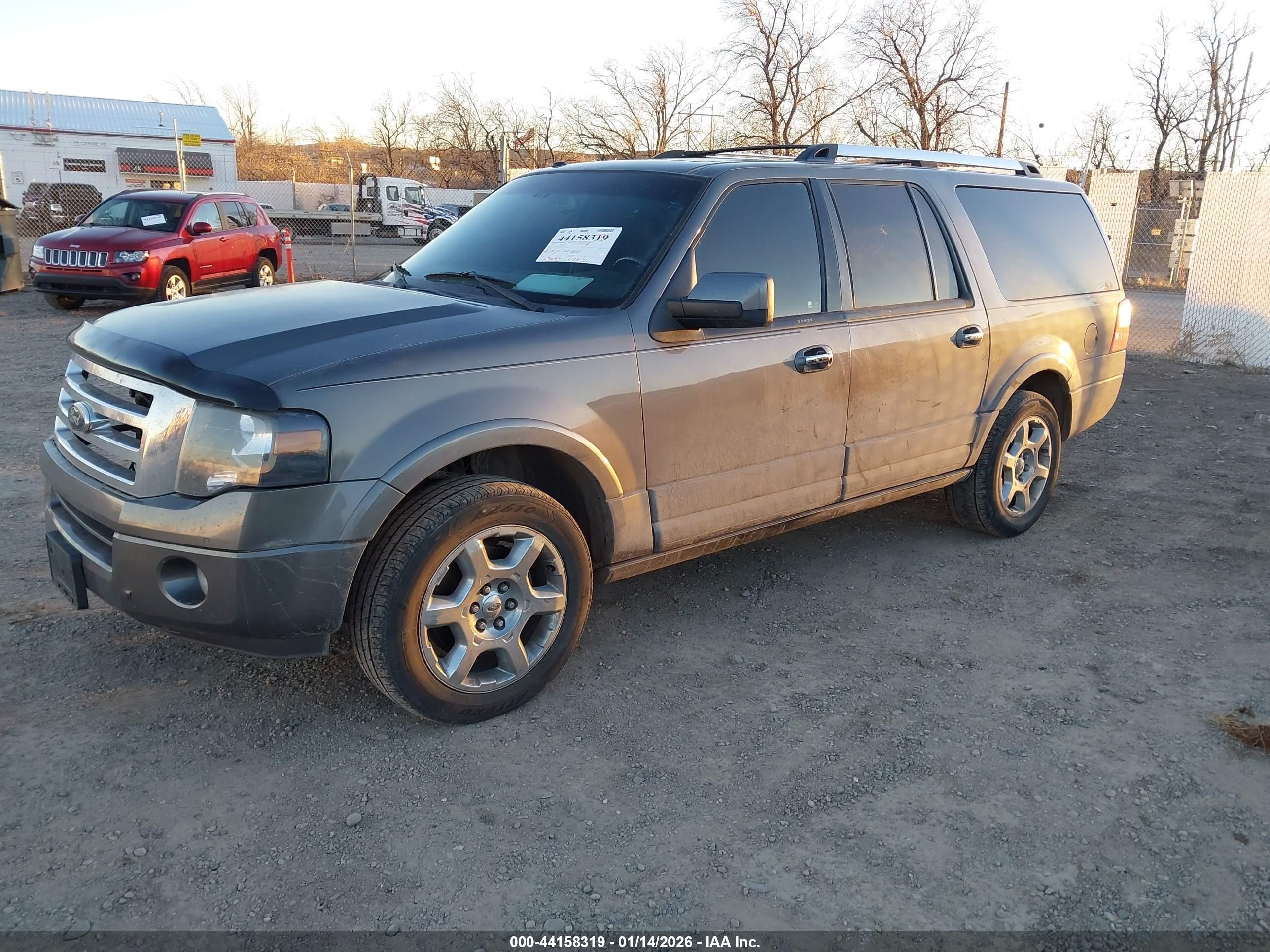 2014 Ford Expedition El Limited Gray vin: 1FMJK1K57EEF17282