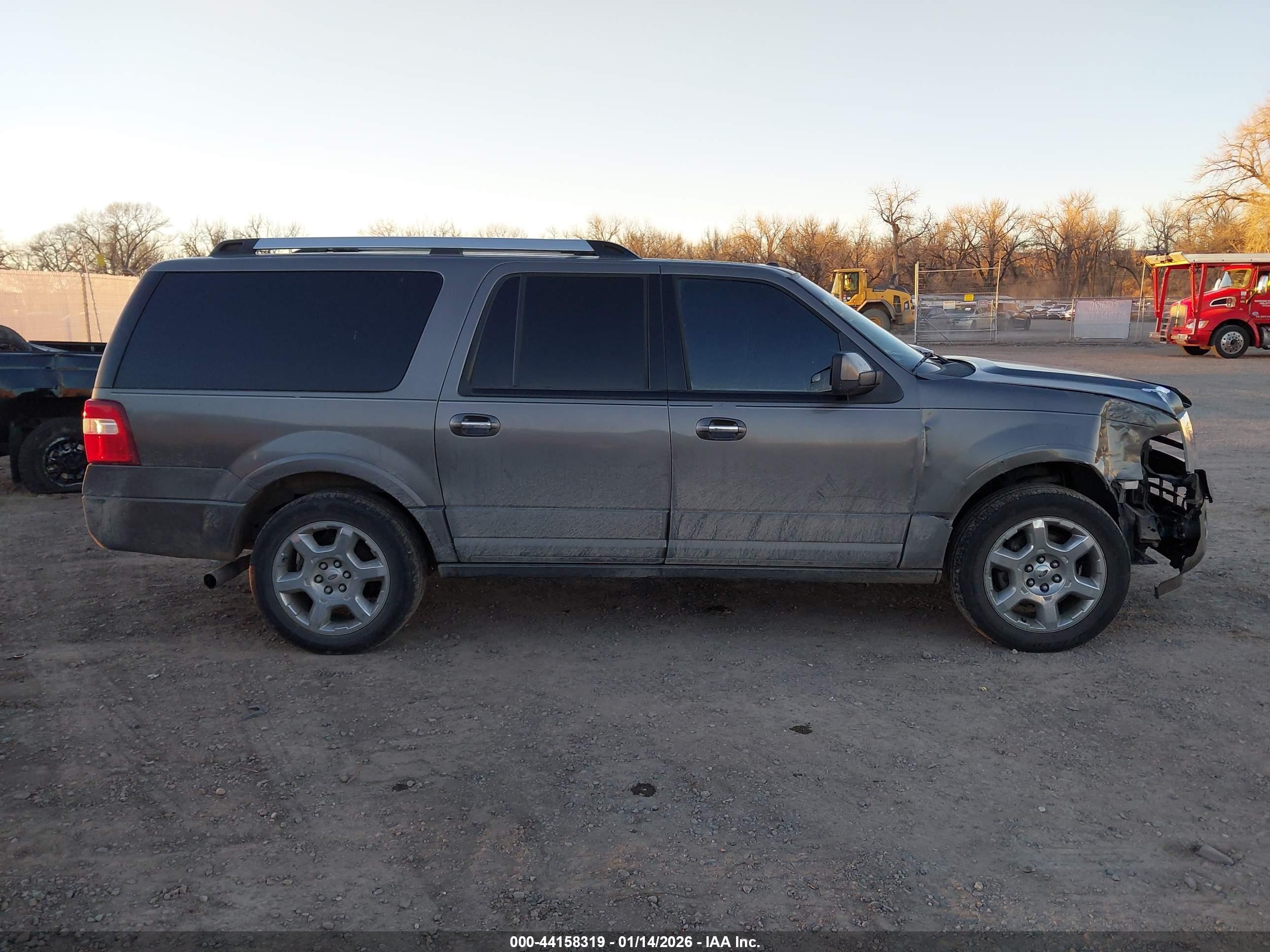 2014 Ford Expedition El Limited Gray vin: 1FMJK1K57EEF17282
