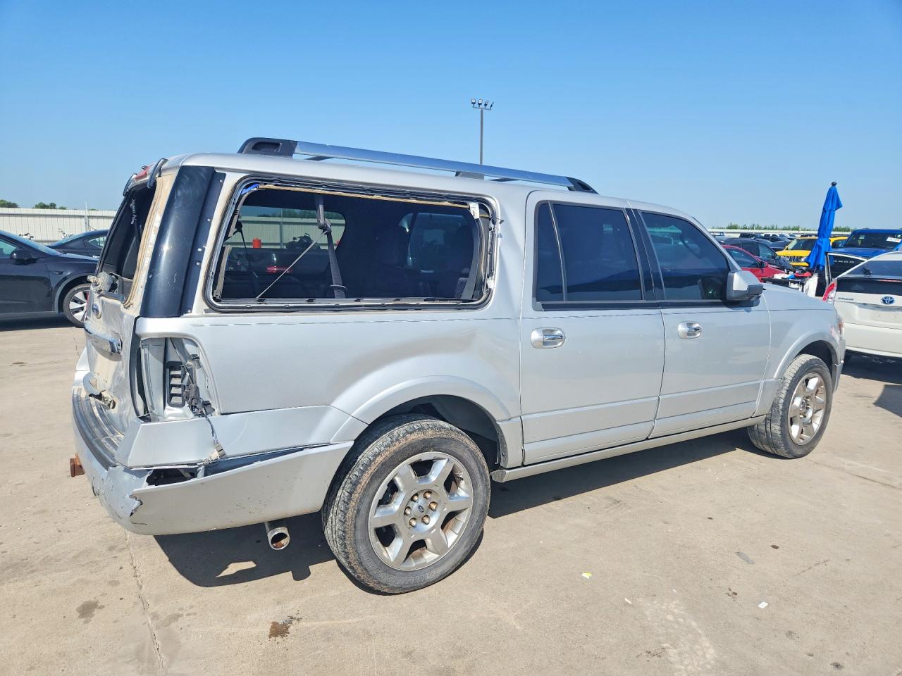 2013 Ford Expedition El Limited Silver vin: 1FMJK1K58DEF69745