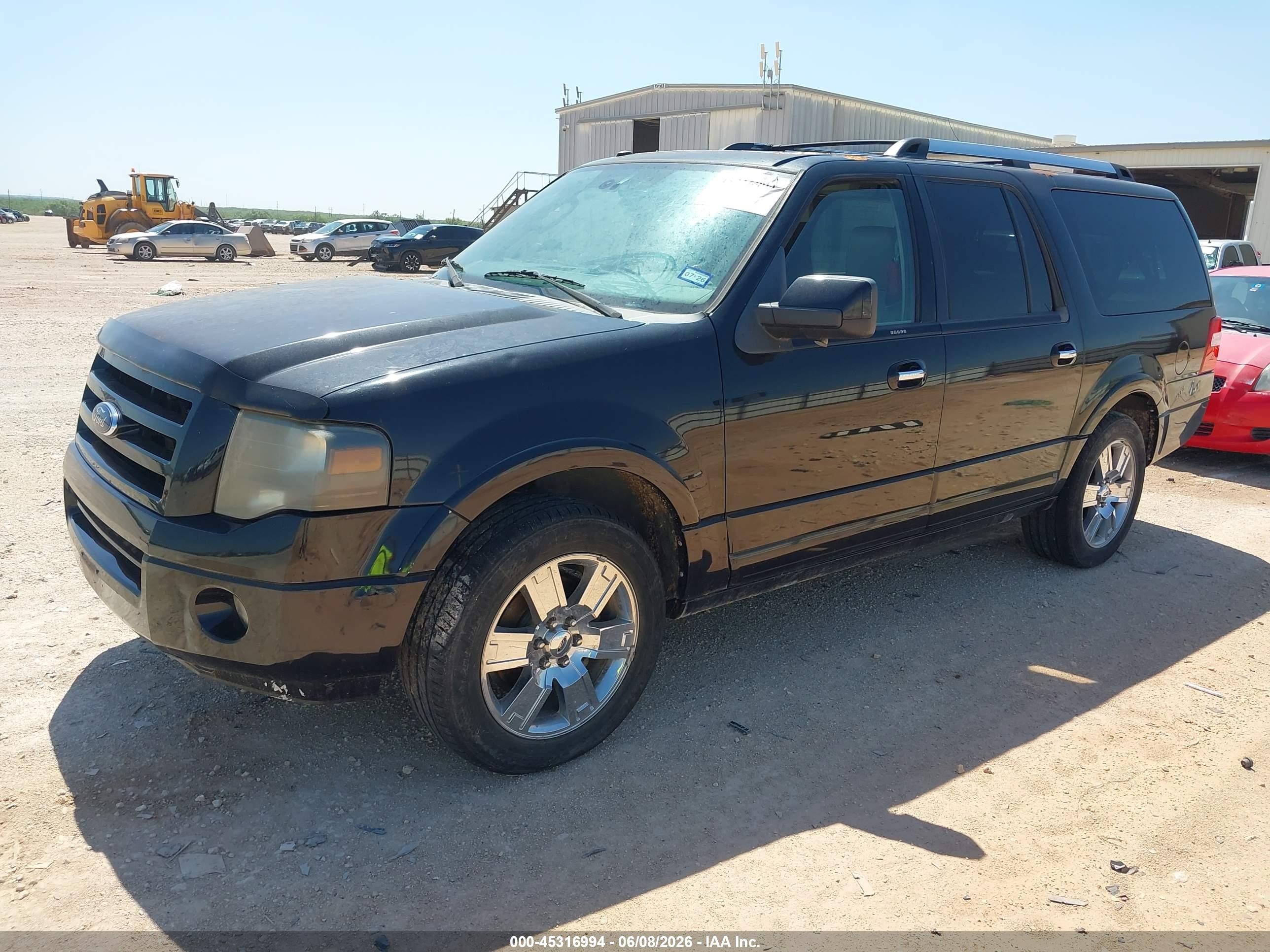 2010 Ford Expedition El Limited Black vin: 1FMJK1K59AEB65932