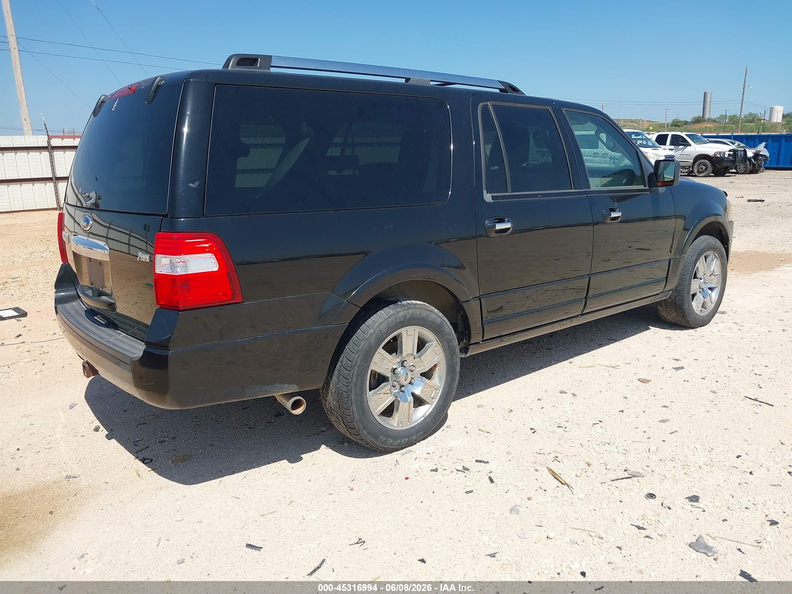 2010 Ford Expedition El Limited Black vin: 1FMJK1K59AEB65932