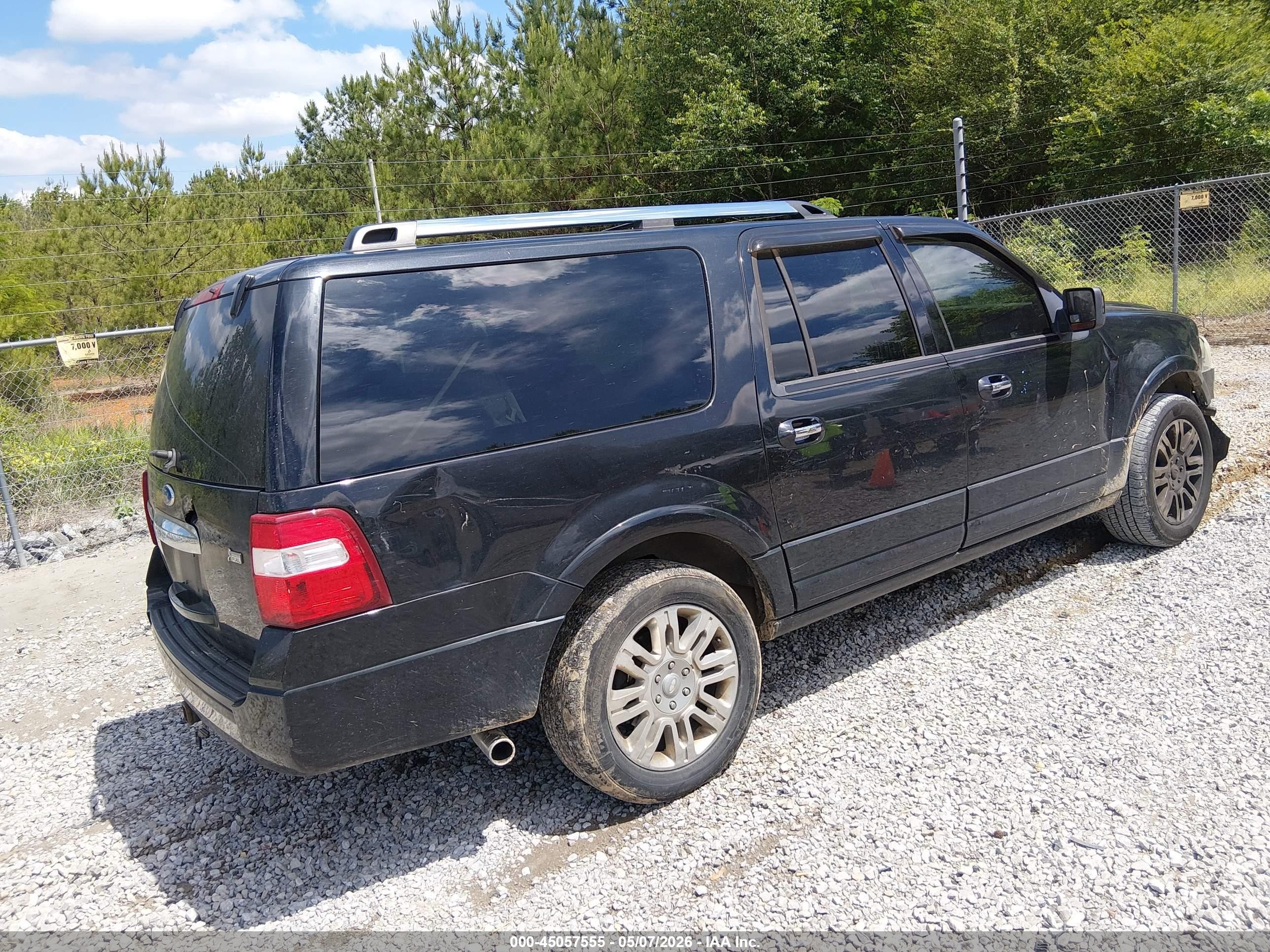 2011 Ford Expedition El Limited Черный vin: 1FMJK1K59BEF35505
