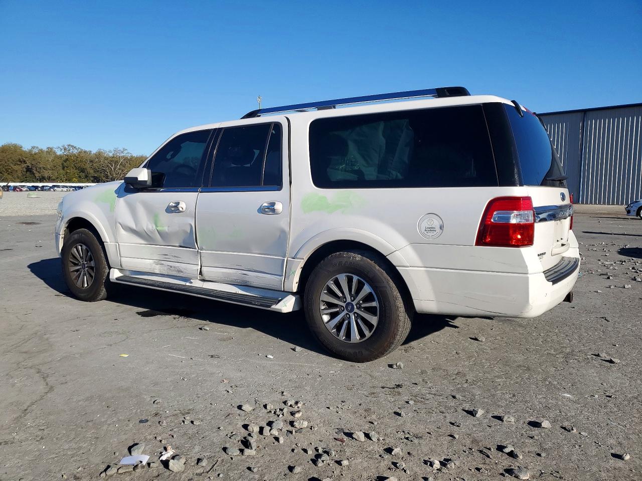 2015 Ford Expedition El Limited White vin: 1FMJK1KT1FEF01157