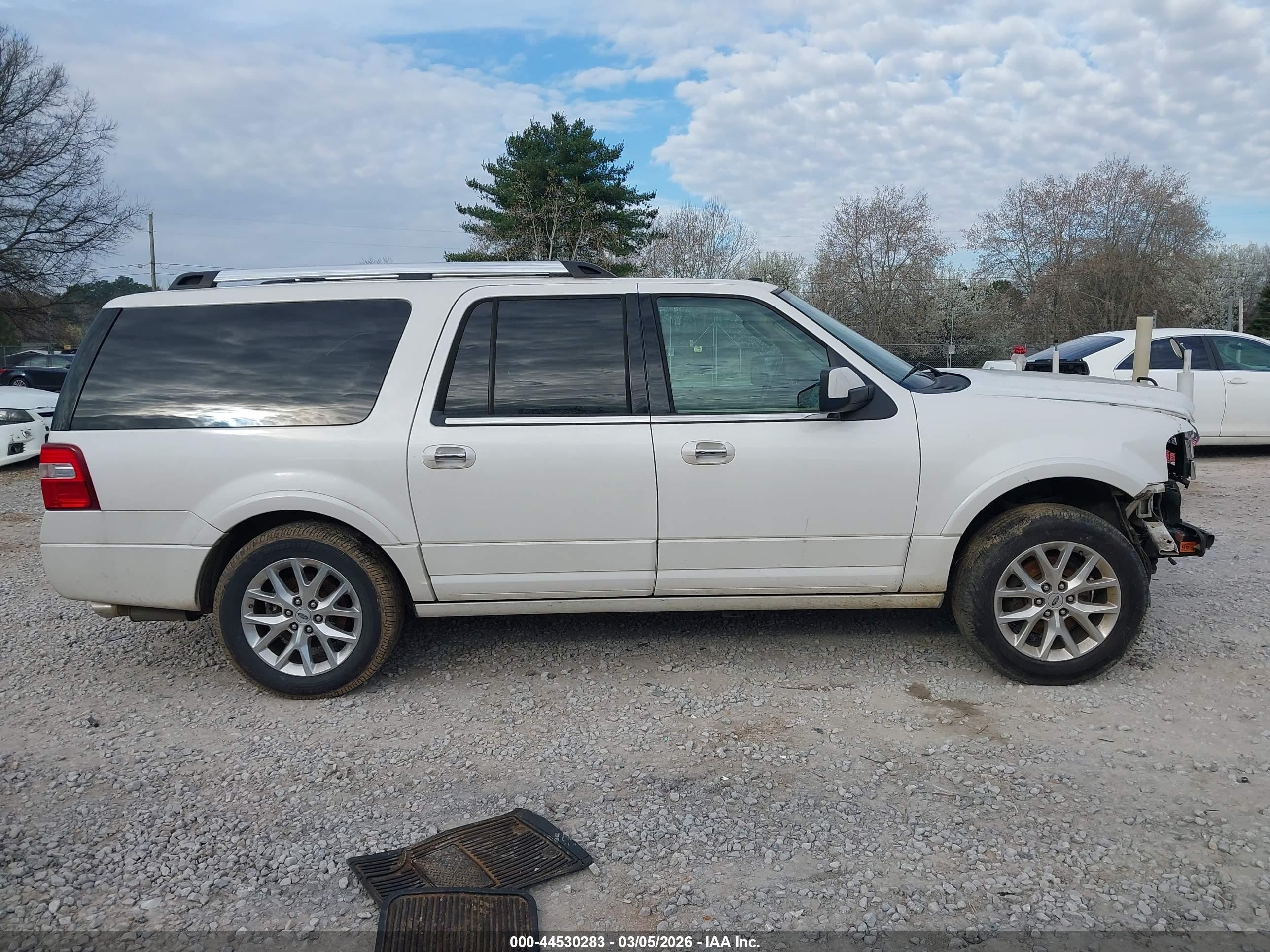 2015 Ford Expedition El Limited White vin: 1FMJK1KT1FEF17424