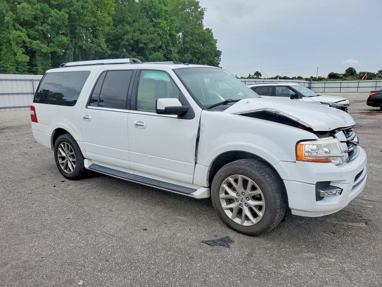 2017 Ford Expedition El Limited White vin: 1FMJK1KT5HEA57686