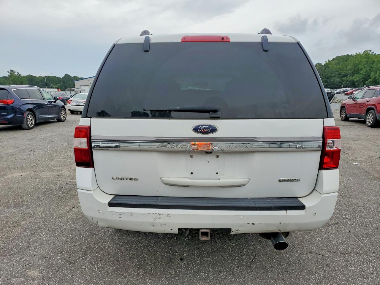 2017 Ford Expedition El Limited White vin: 1FMJK1KT5HEA57686