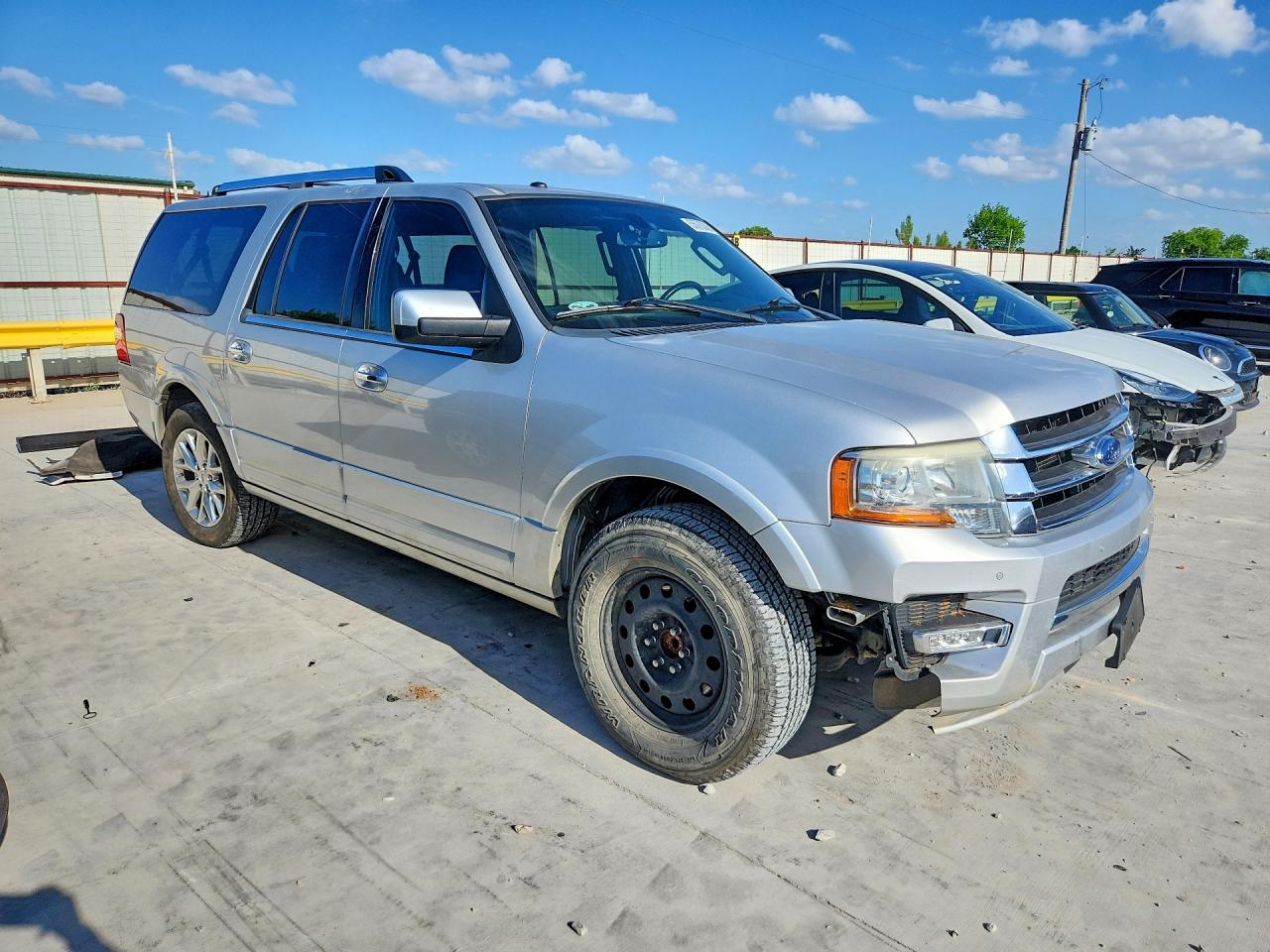 2015 Ford Expedition El Limited Silver vin: 1FMJK1KT6FEF12879