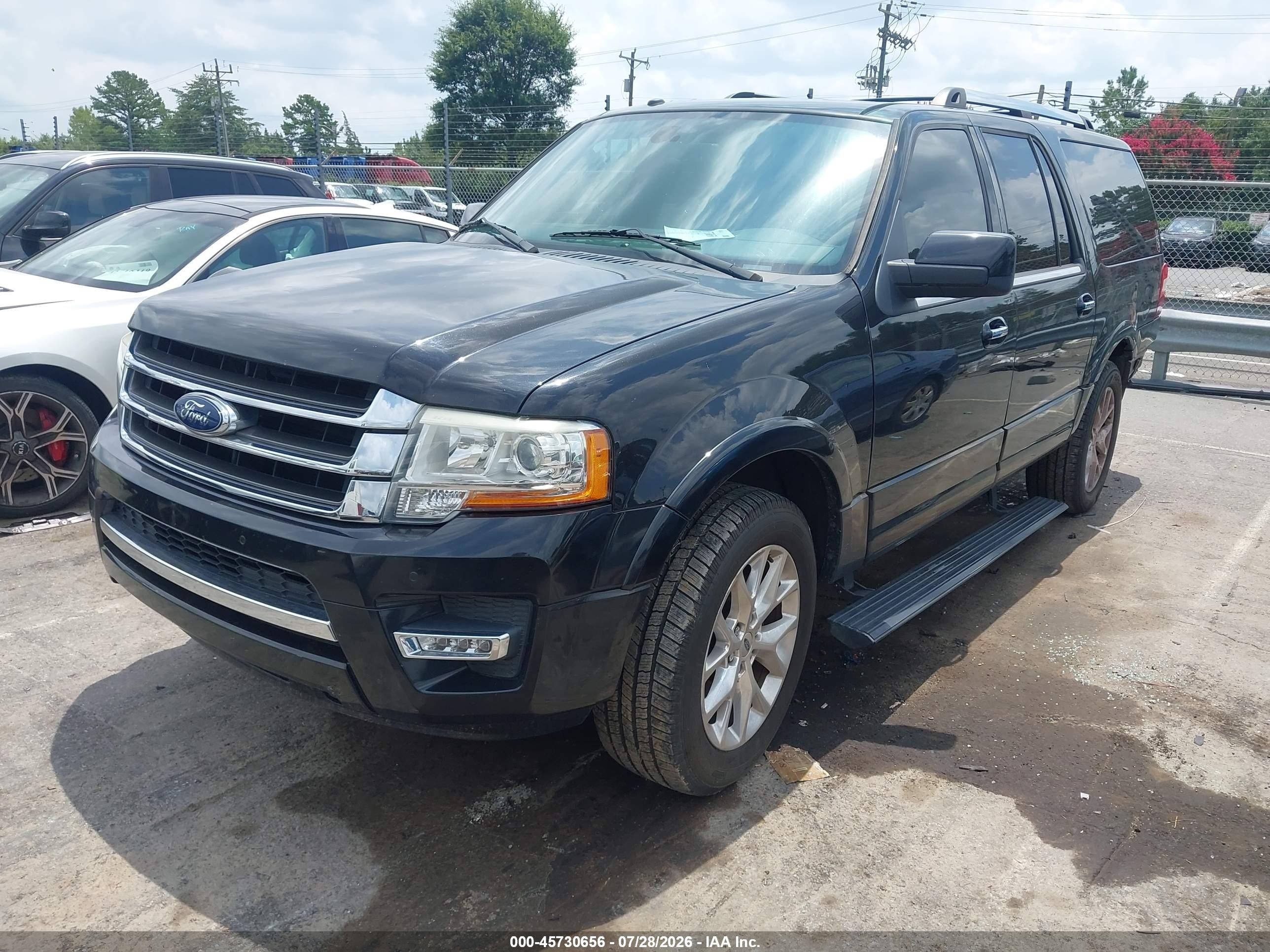 2015 Ford Expedition El Limited Black vin: 1FMJK1KT6FEF17385