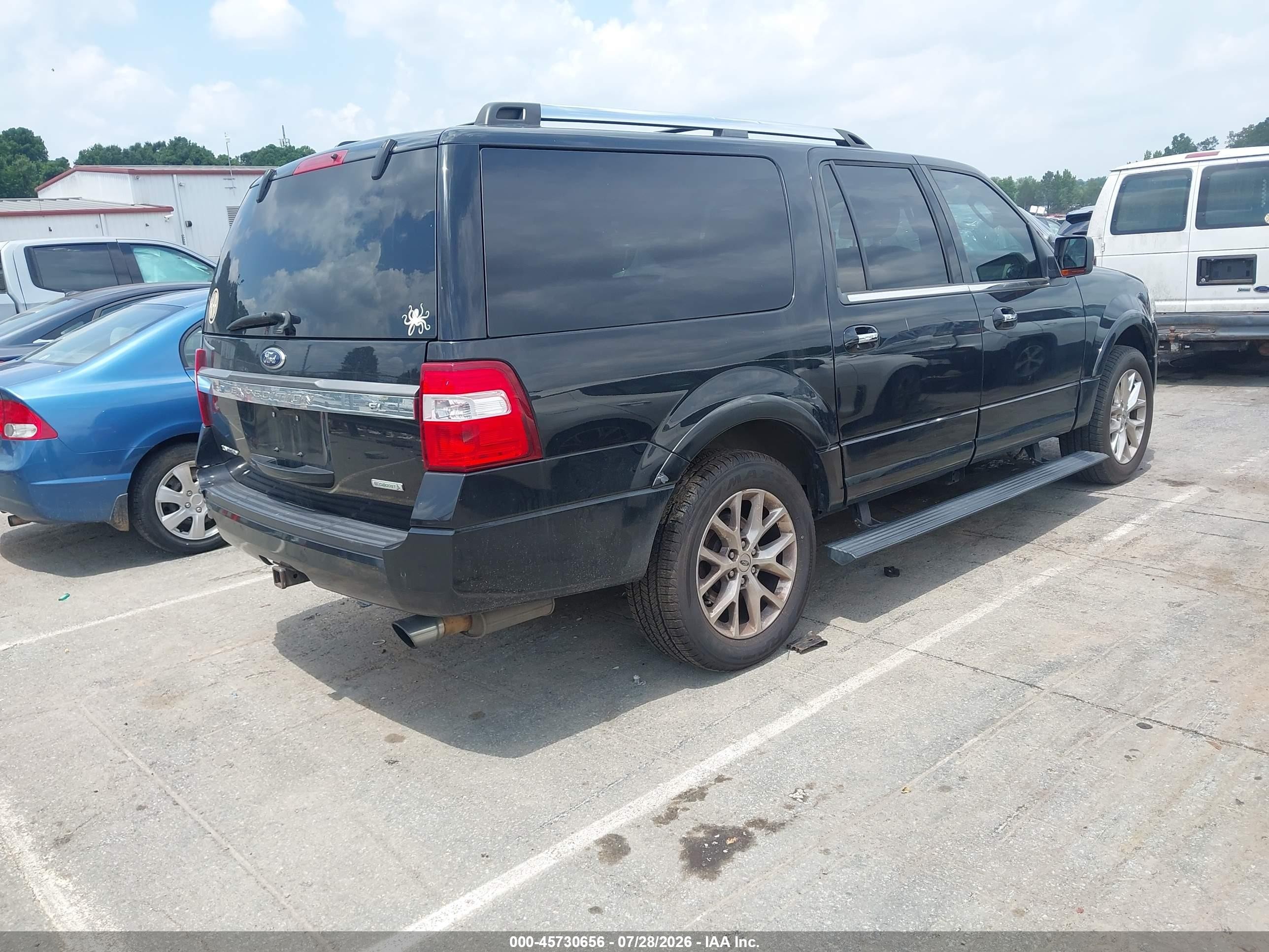 2015 Ford Expedition El Limited Black vin: 1FMJK1KT6FEF17385