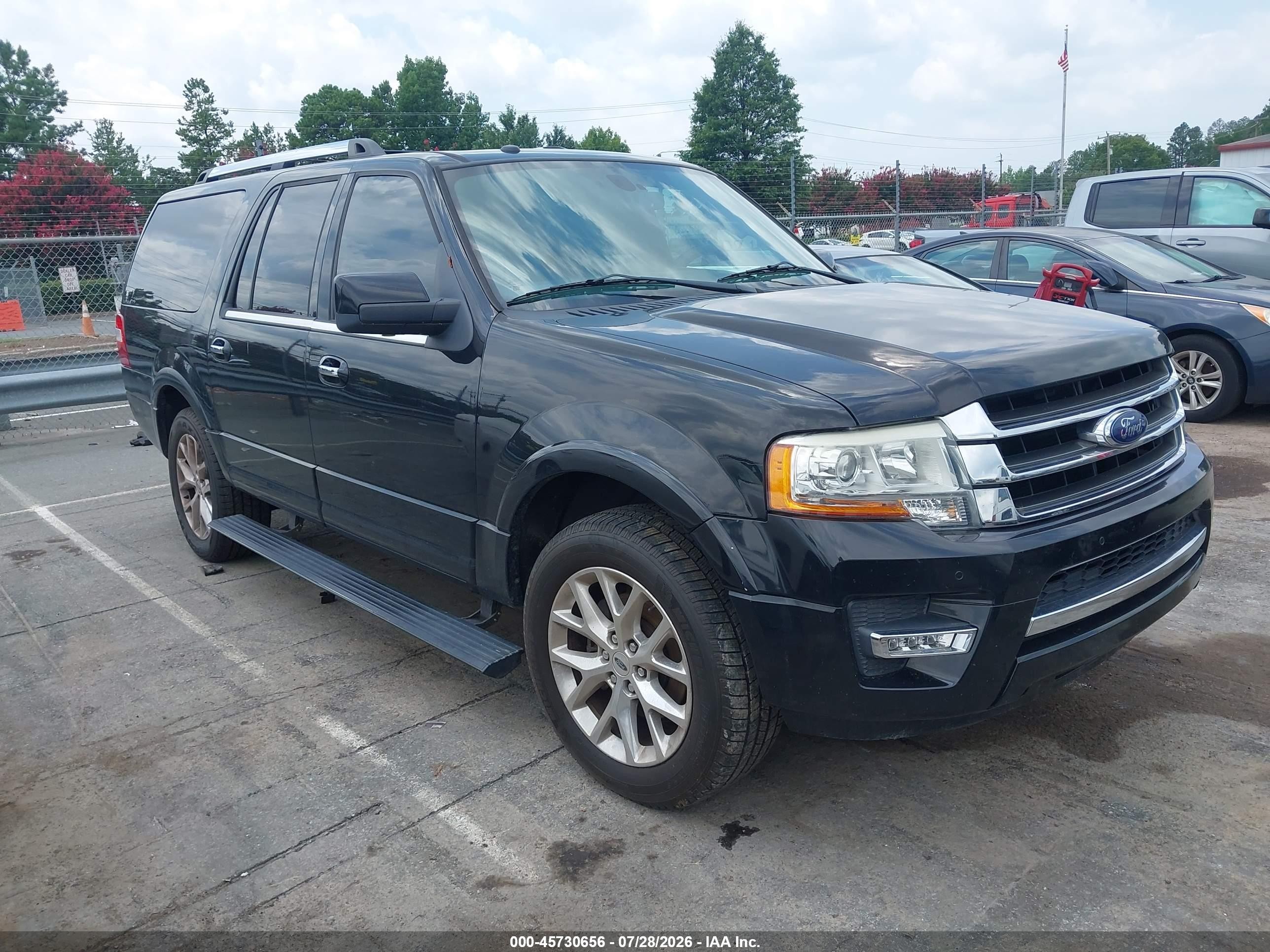 2015 Ford Expedition El Limited Black vin: 1FMJK1KT6FEF17385