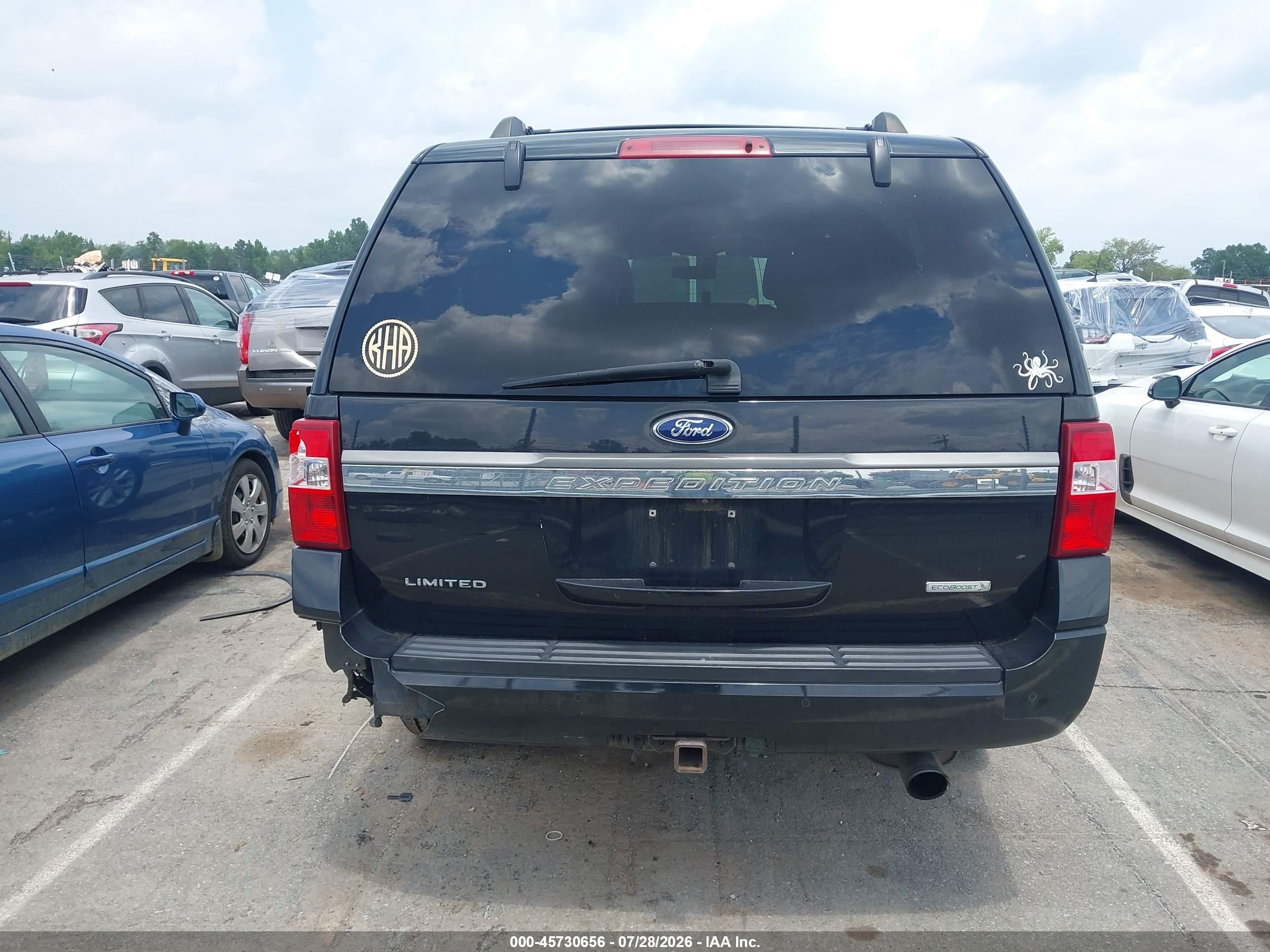 2015 Ford Expedition El Limited Black vin: 1FMJK1KT6FEF17385