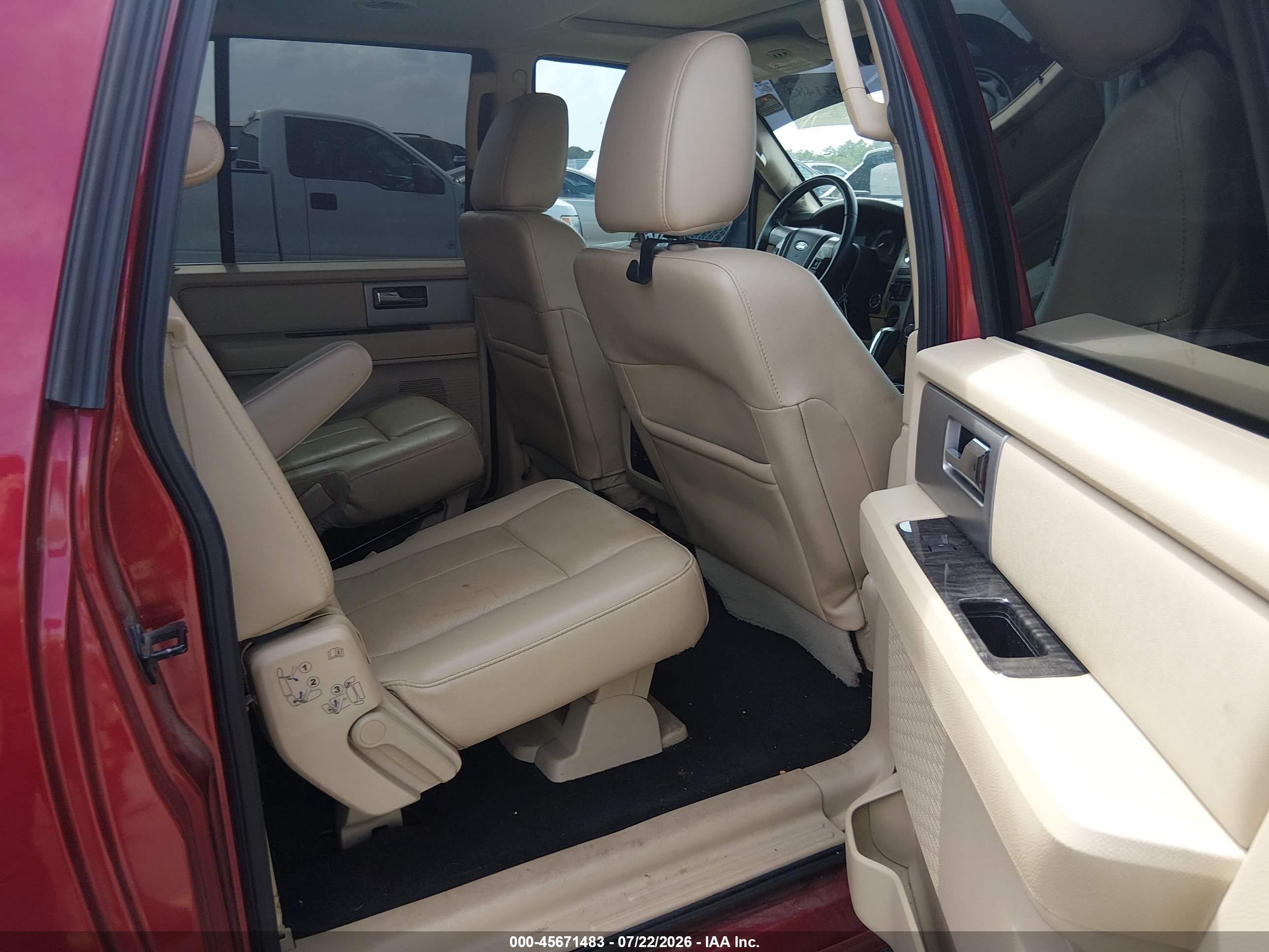 2015 Ford Expedition El Limited Red vin: 1FMJK1KT6FEF32906