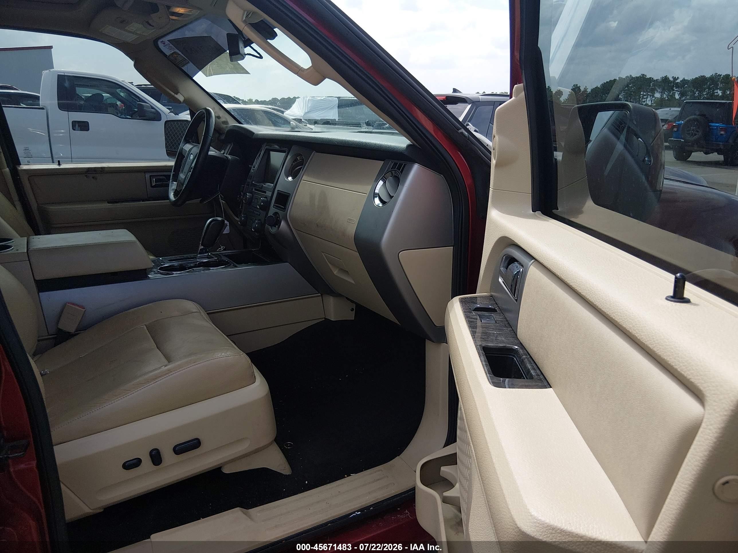 2015 Ford Expedition El Limited Red vin: 1FMJK1KT6FEF32906