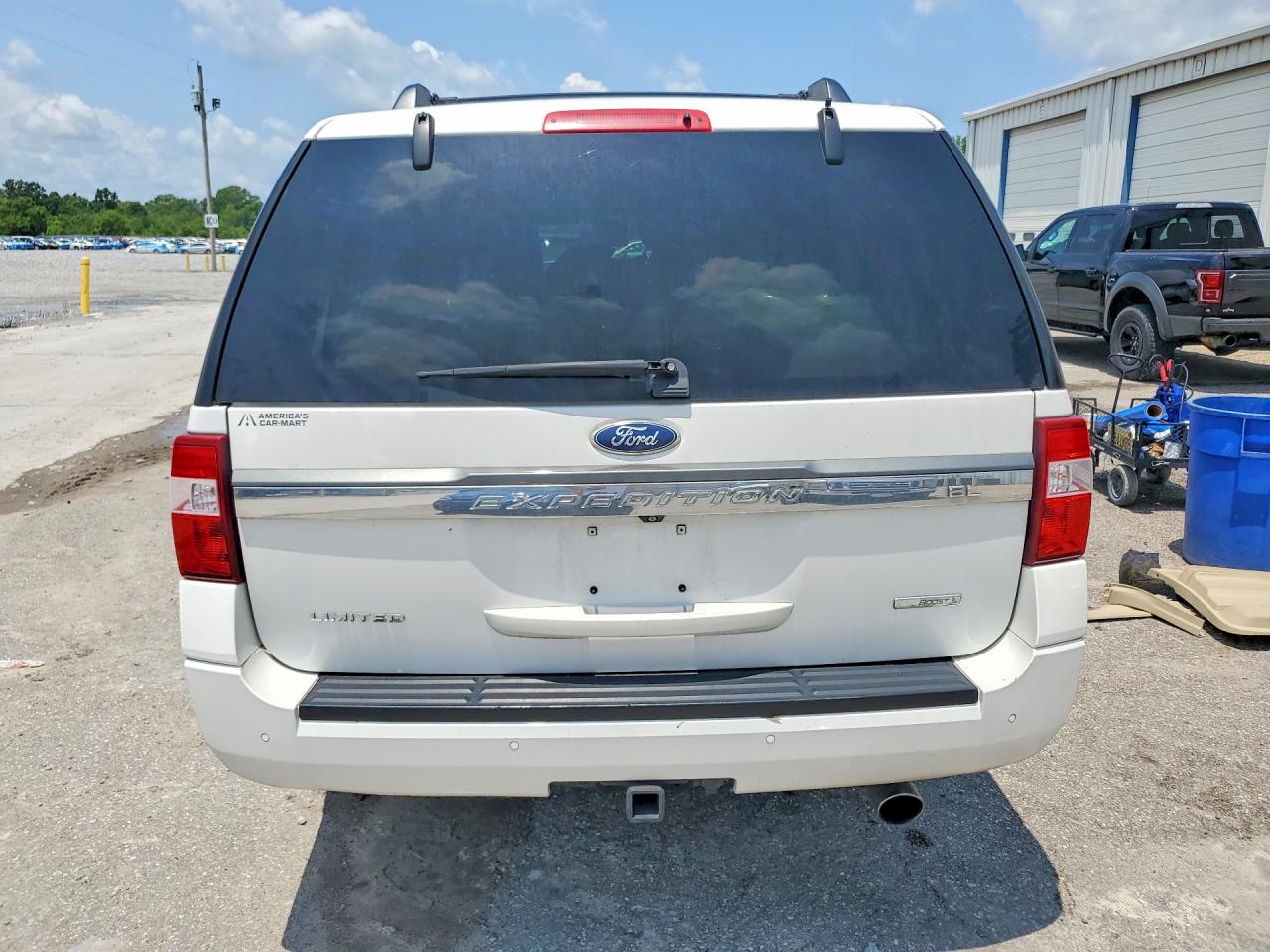 2015 Ford Expedition El Limited White vin: 1FMJK1KTXFEF20001