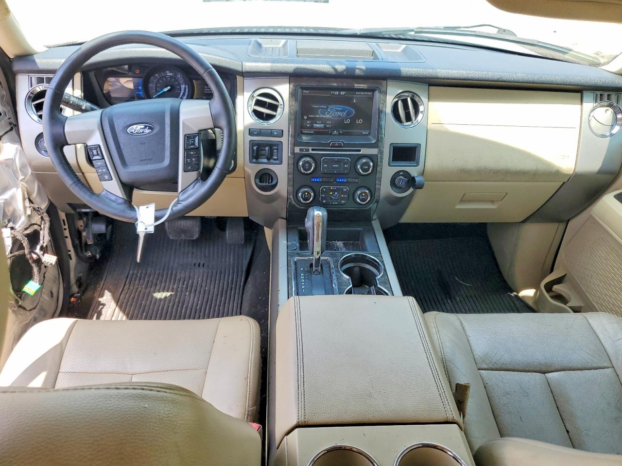 2015 Ford Expedition El Limited White vin: 1FMJK1KTXFEF20001