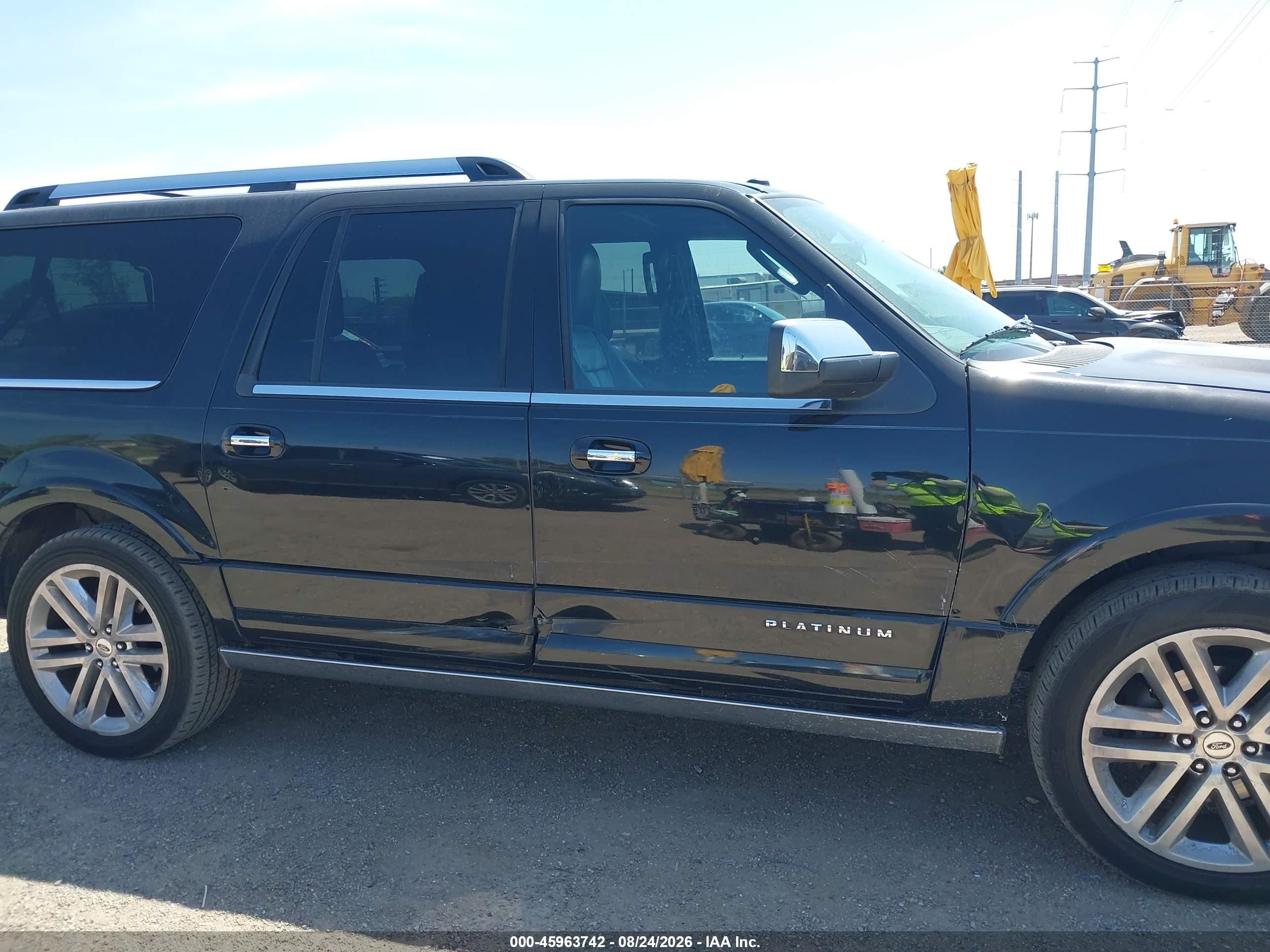 2015 Ford Expedition El Platinum Black vin: 1FMJK1LT0FEF20474