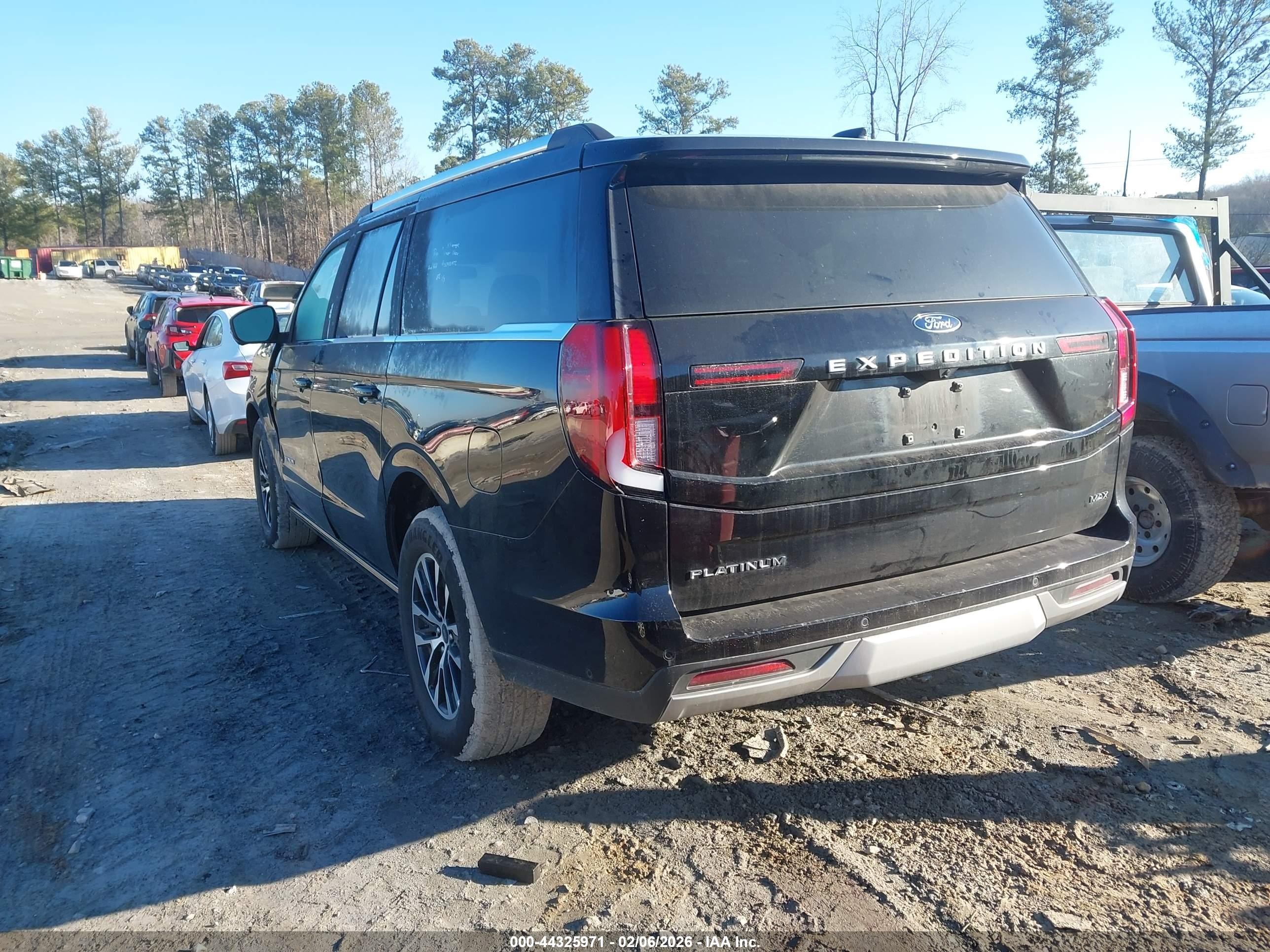 2025 Ford Expedition Platinum Max Black vin: 1FMJK1M86SEA26544