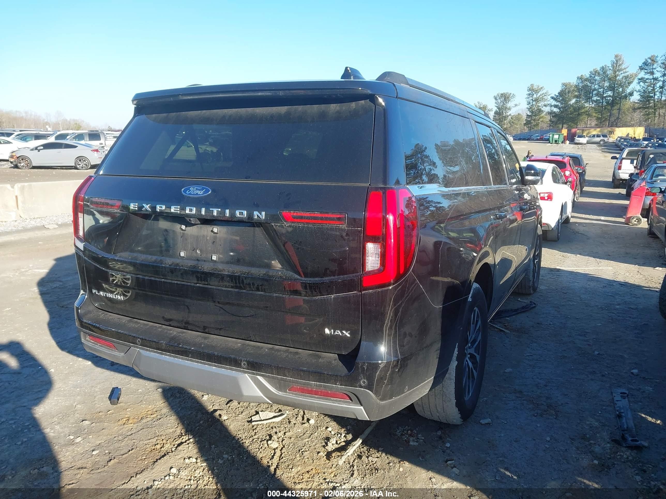 2025 Ford Expedition Platinum Max Black vin: 1FMJK1M86SEA26544