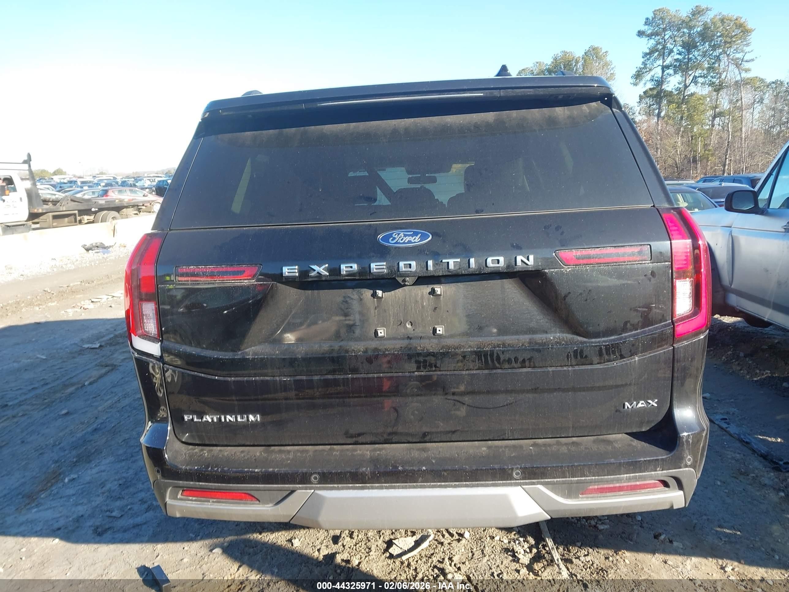 2025 Ford Expedition Platinum Max Black vin: 1FMJK1M86SEA26544