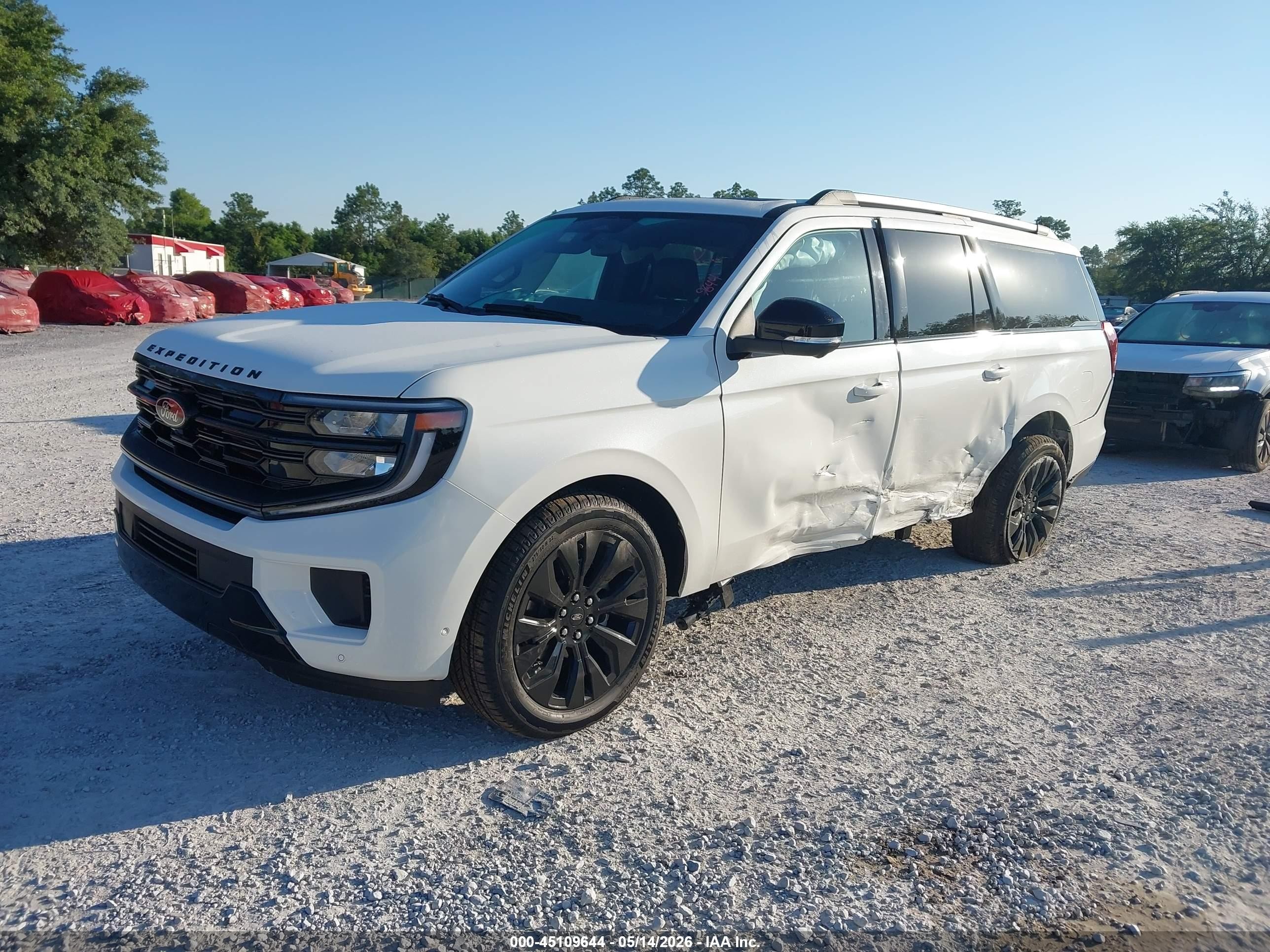 2025 Ford Expedition Platinum Max White vin: 1FMJK1M86SEA73427