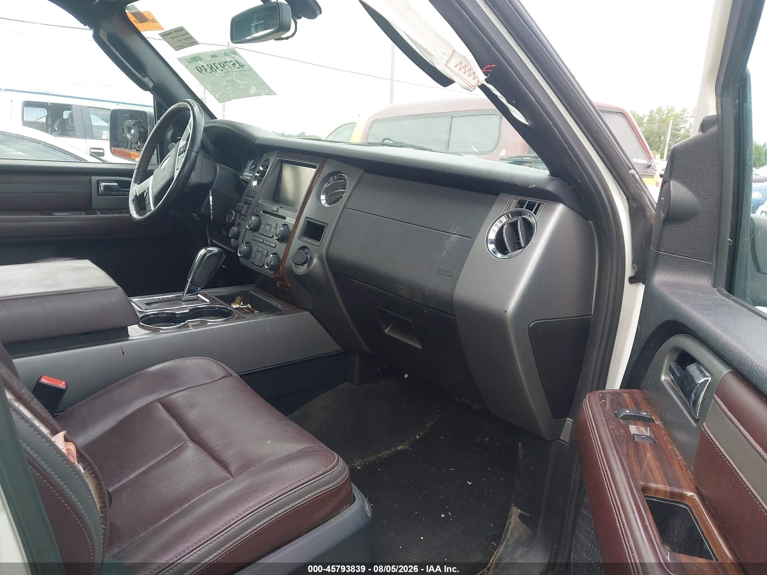 2015 Ford Expedition El Platinum Белый vin: 1FMJK1MT2FEF01777