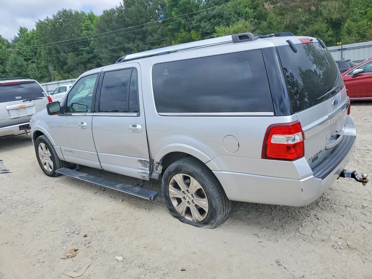 2015 Ford Expedition El Platinum Silver vin: 1FMJK1MT3FEF39194