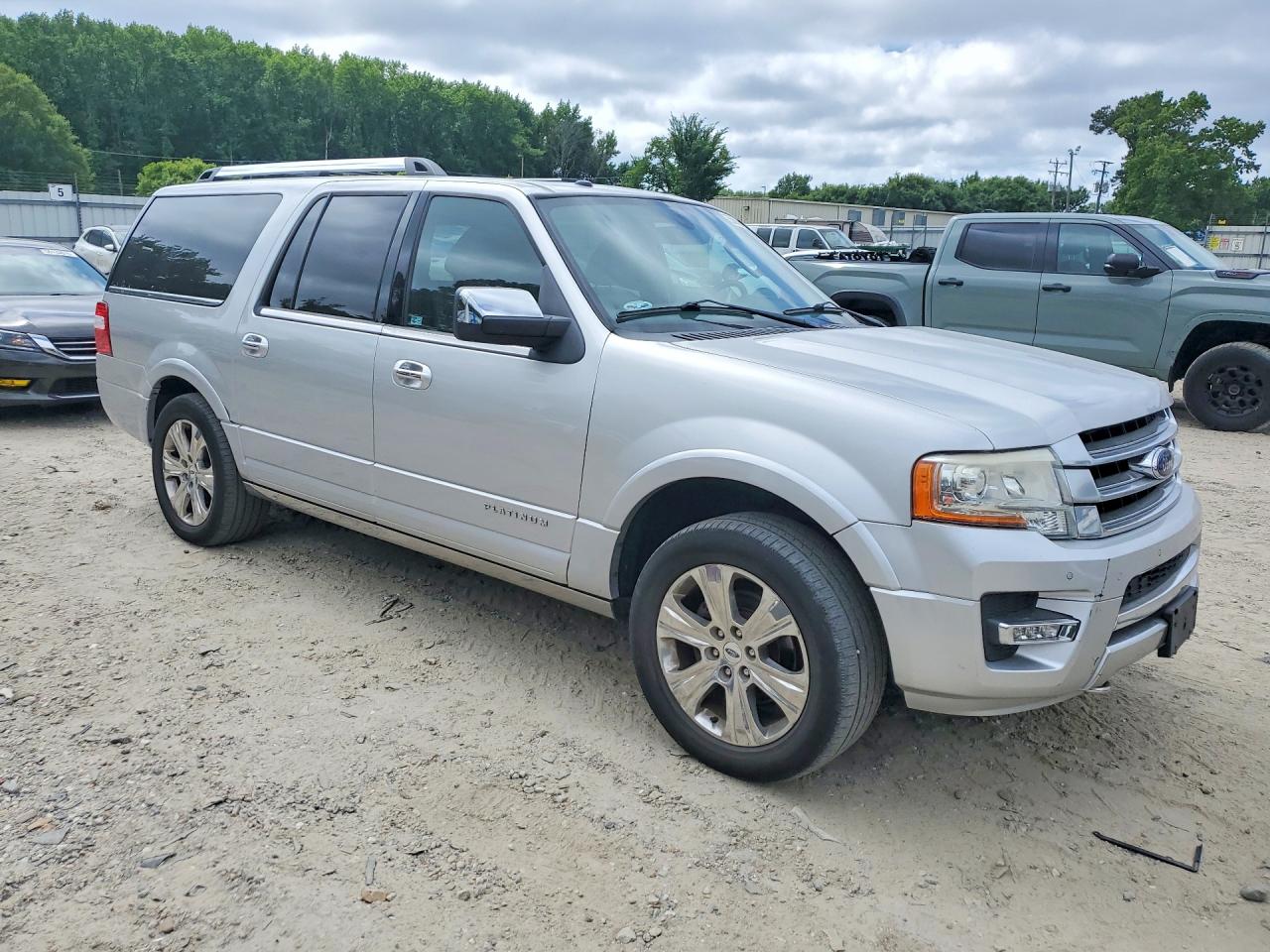 2015 Ford Expedition El Platinum Silver vin: 1FMJK1MT3FEF39194