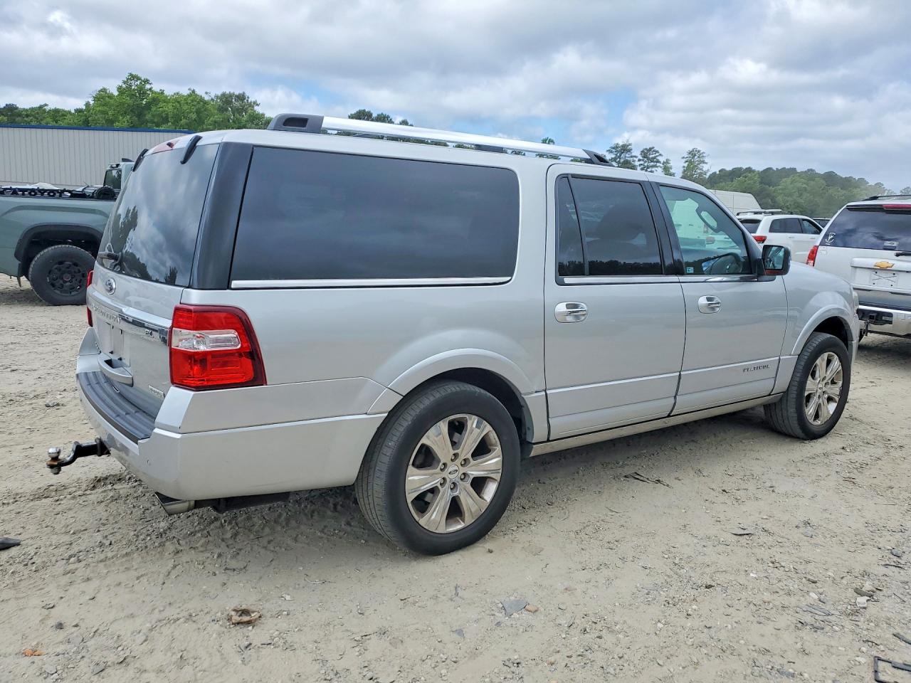2015 Ford Expedition El Platinum Silver vin: 1FMJK1MT3FEF39194
