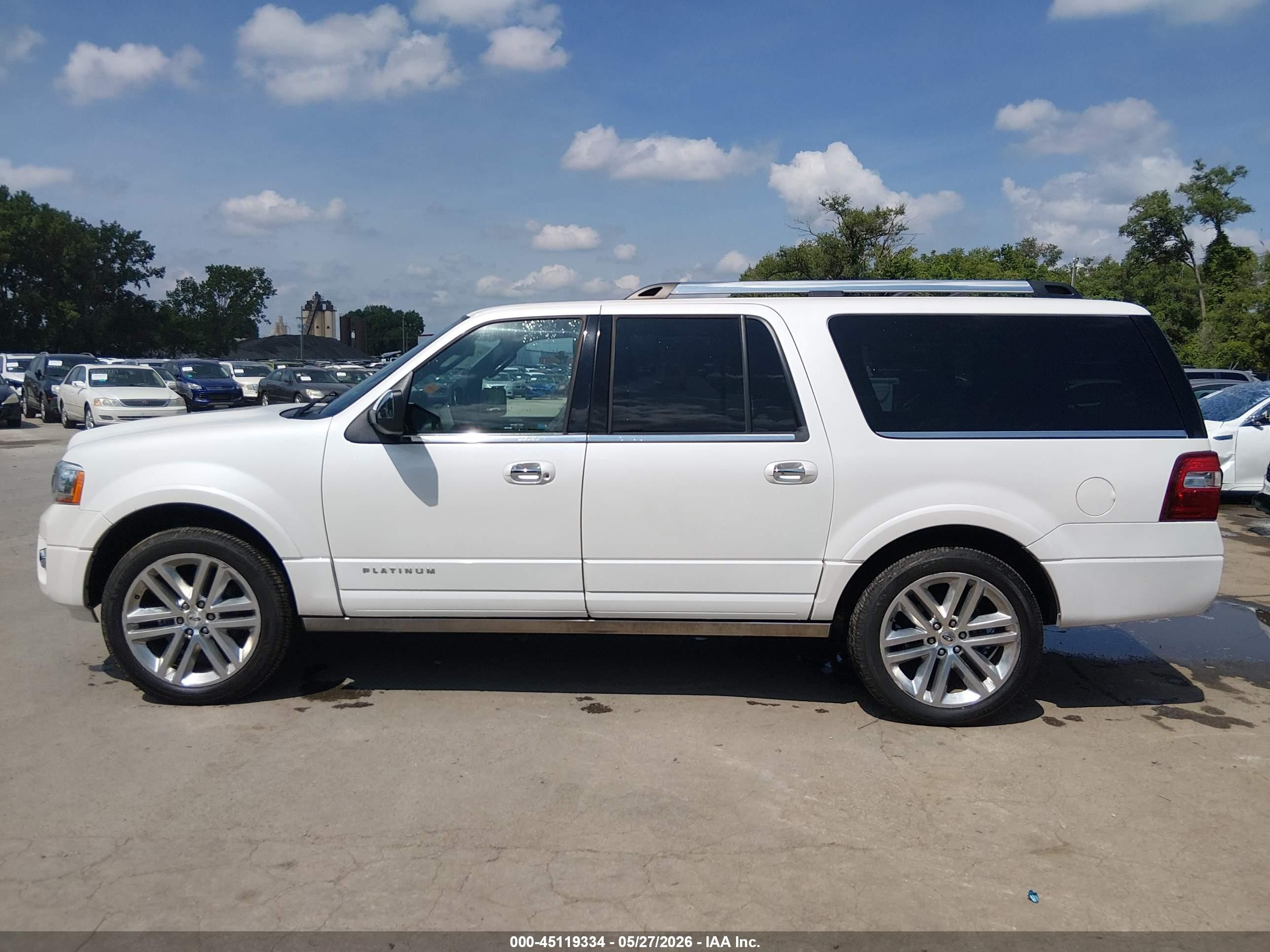 2017 Ford Expedition El Platinum Белый vin: 1FMJK1MT3HEA39331