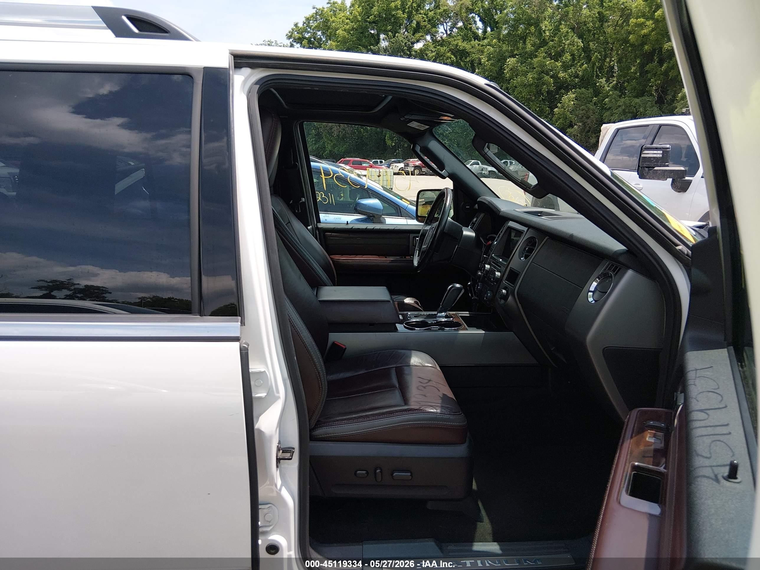 2017 Ford Expedition El Platinum Белый vin: 1FMJK1MT3HEA39331